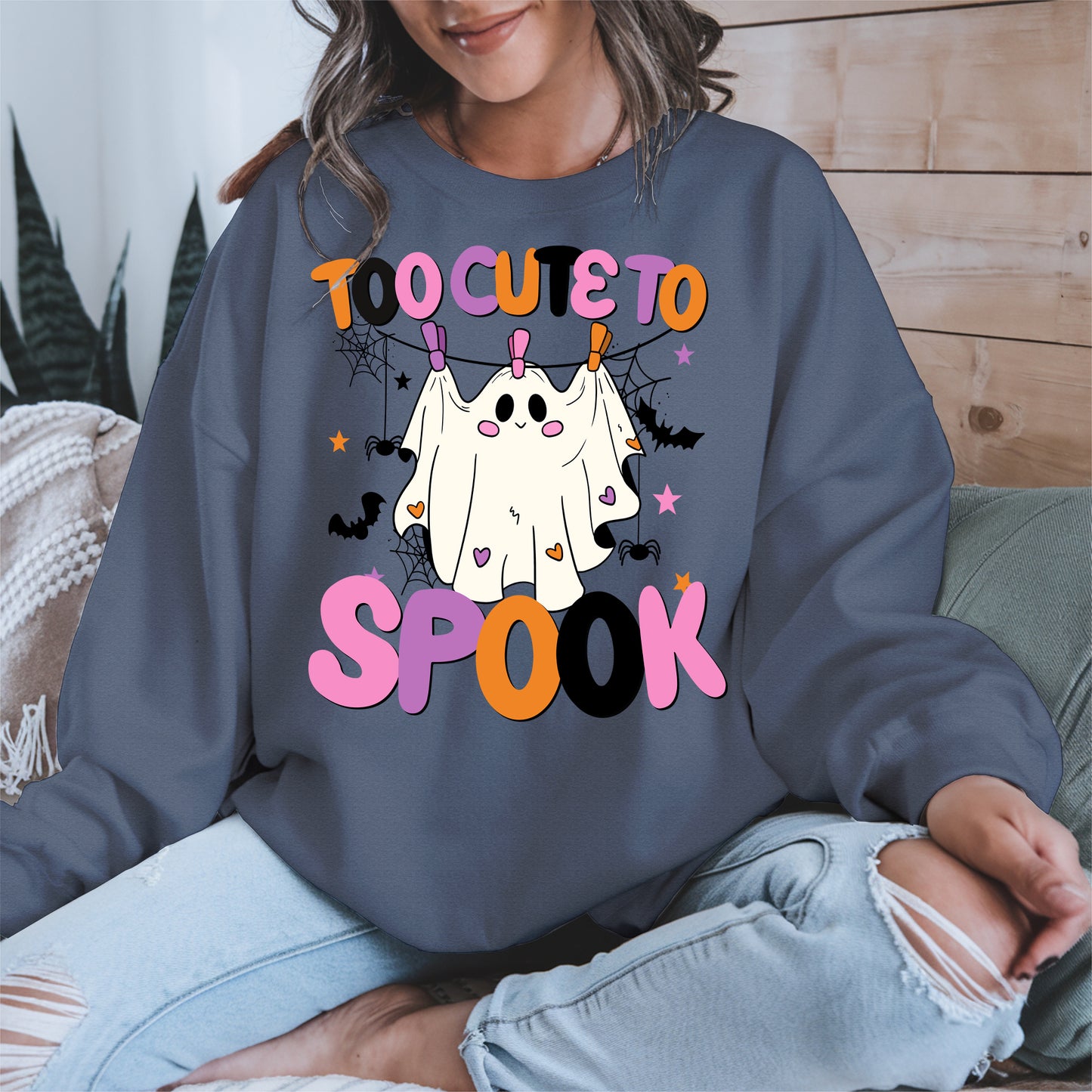 Too cute to spook halloween shirt