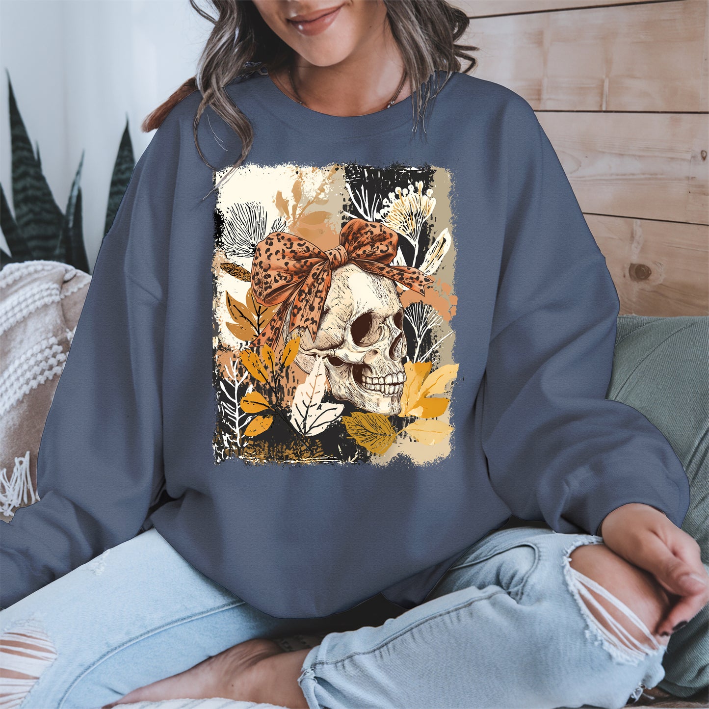 Skull Coquette Boho halloween shirt