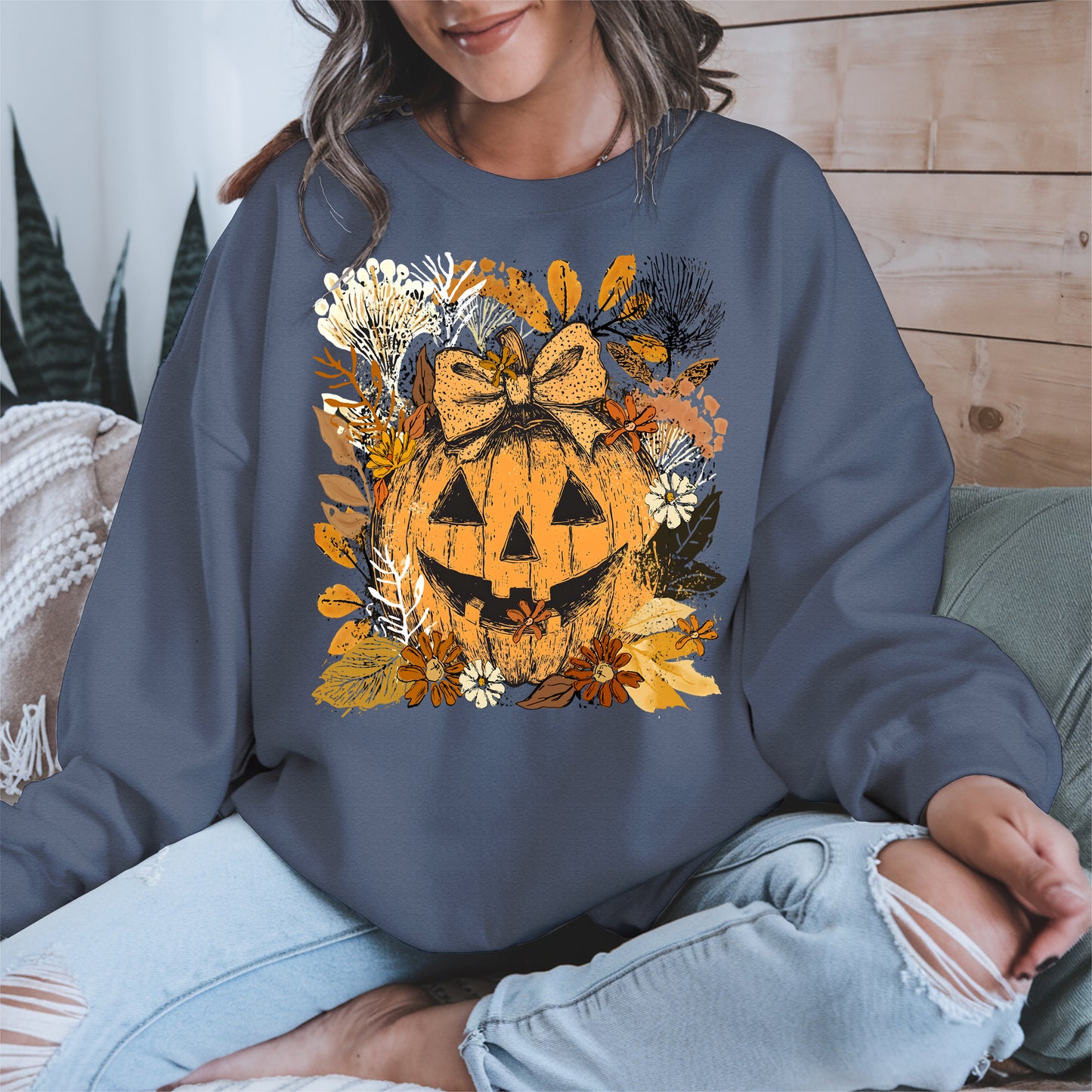 Halloween Pumpkin Coquette Bow shirt