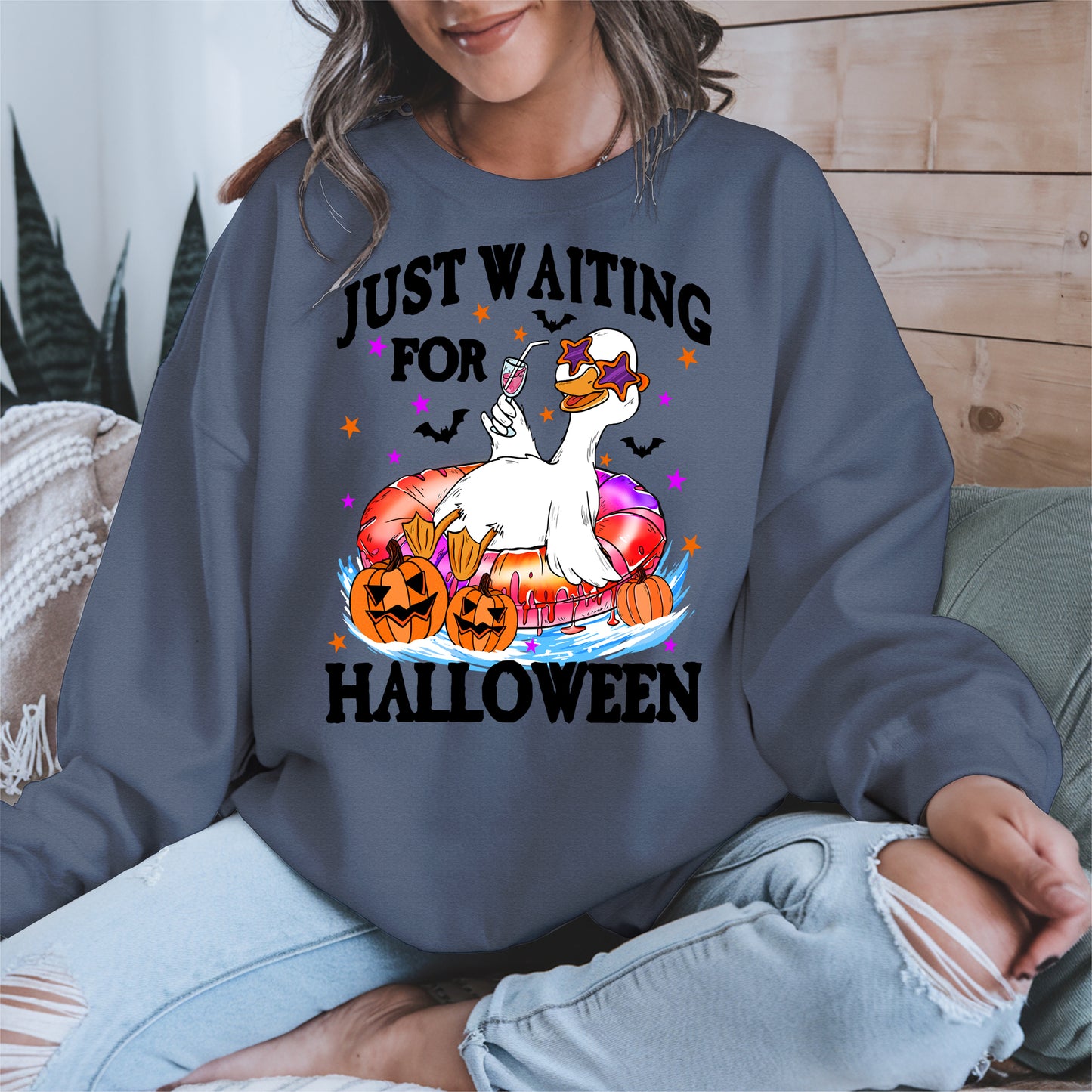 Just waiting for Halloween halloween shirt