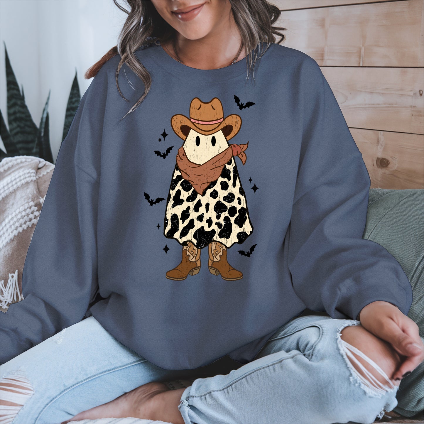 Western Boo Ghost halloween shirt