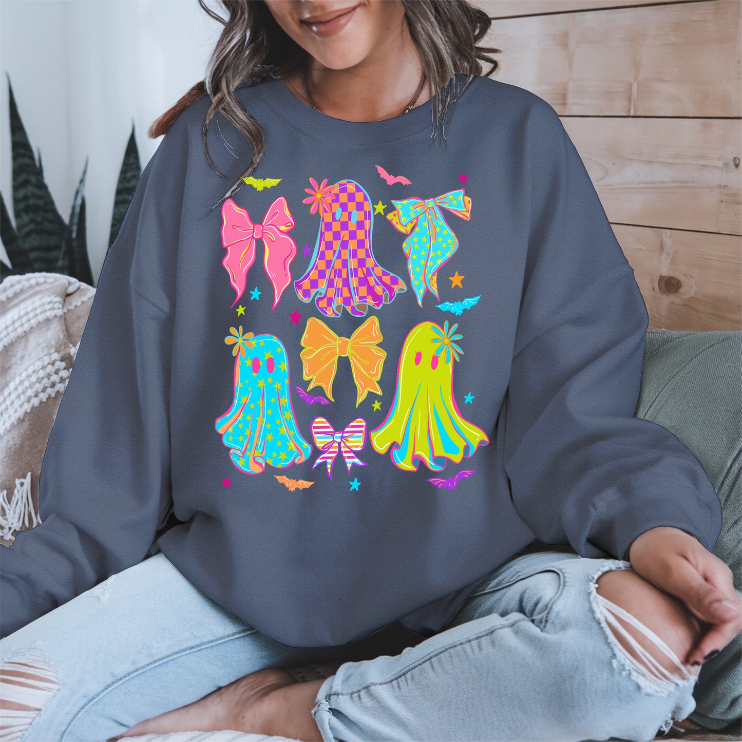 Neon Ghost Coquette halloween shirt