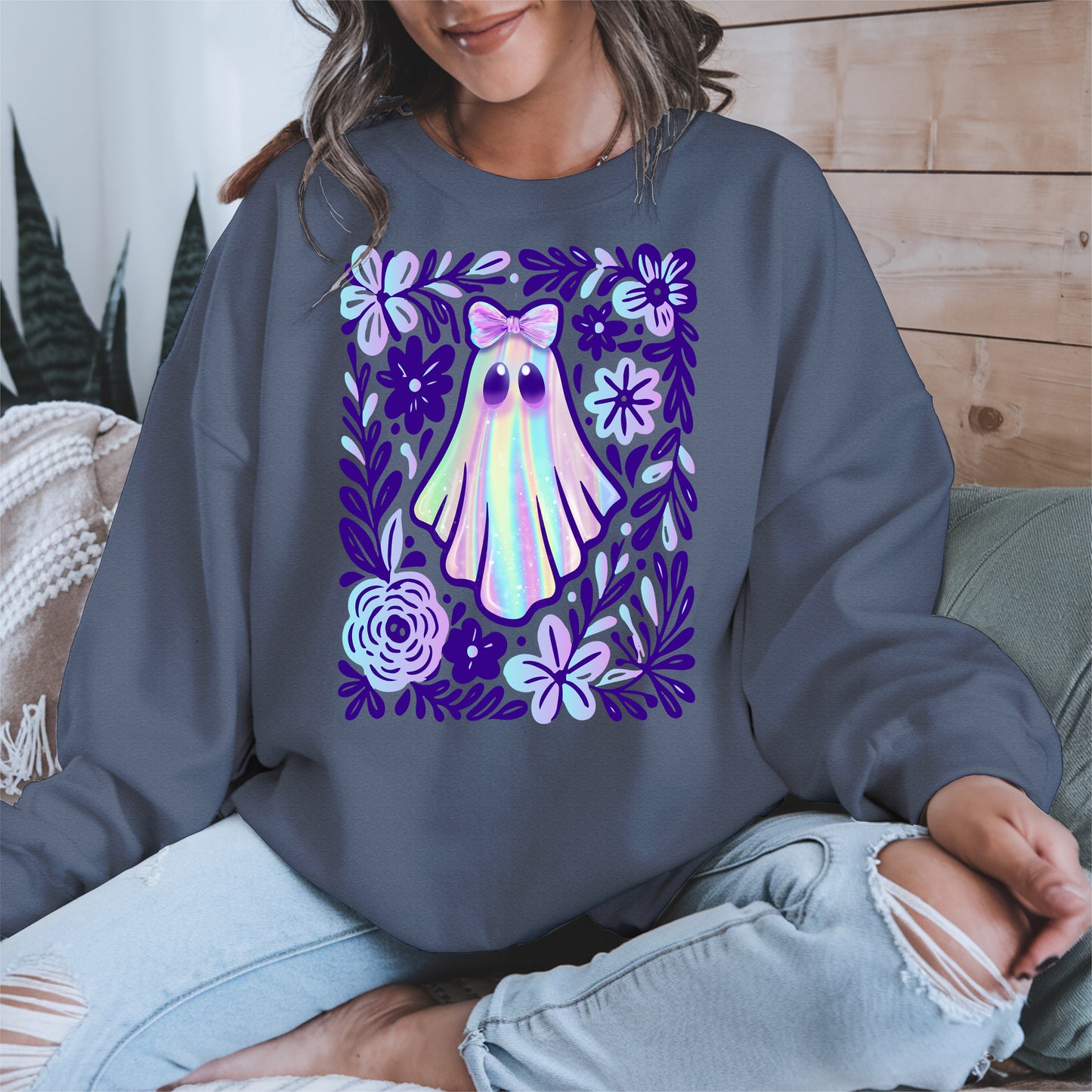 Iridescent Ghost halloween shirt