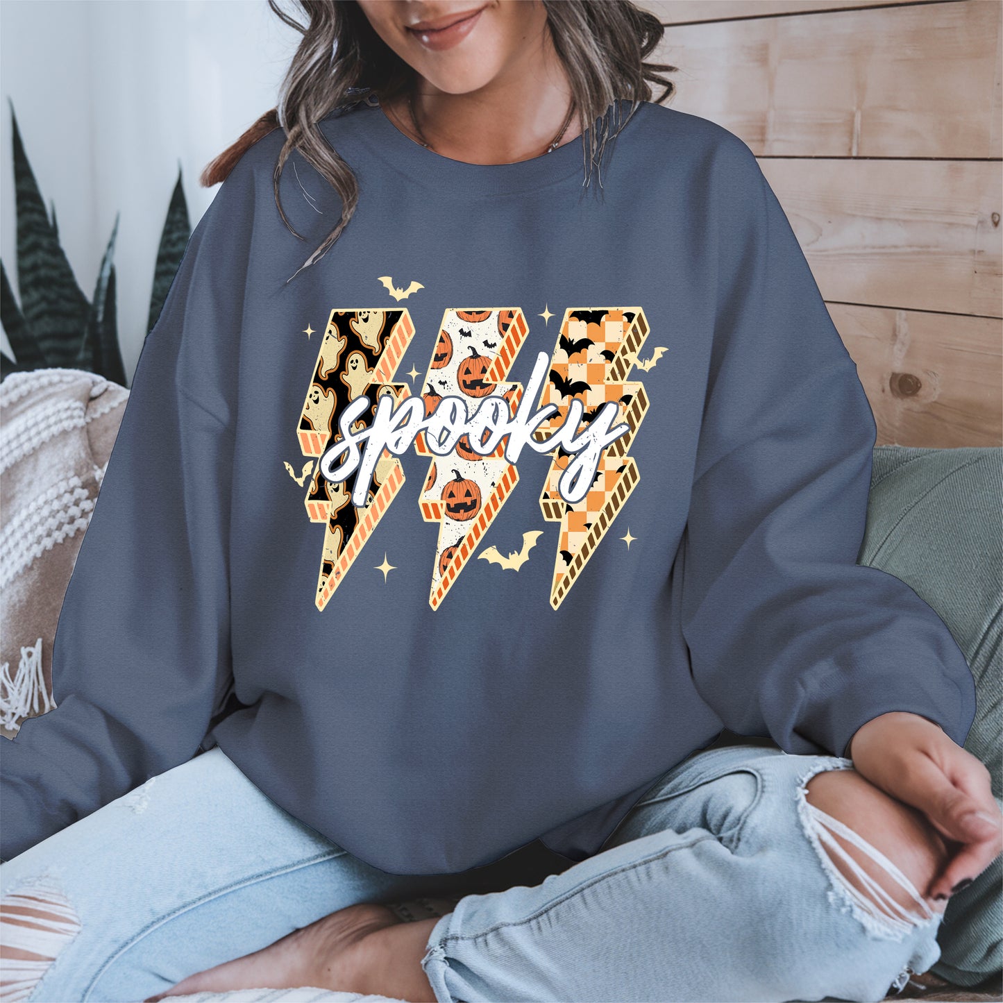Spooky Lightning Bolt Halloween shirt