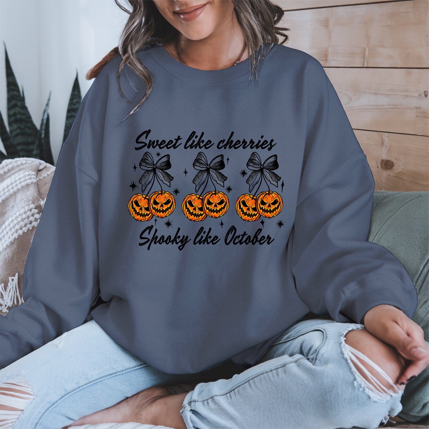 Sweet like cherries Spooky like October shirt
