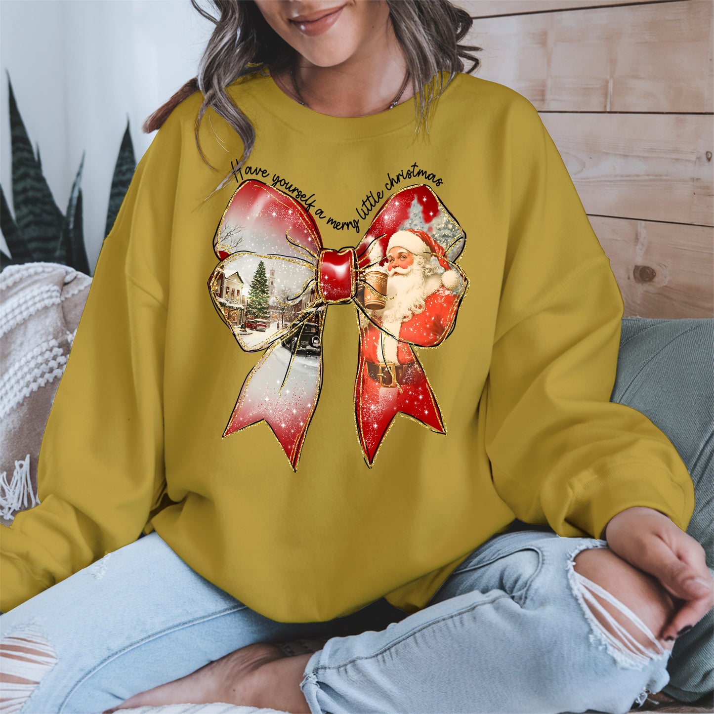 Small Town Christmas Santa Holiday Shirt