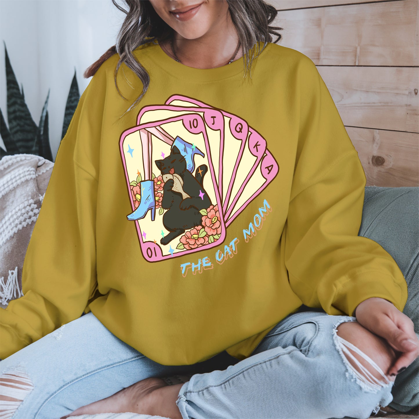 The Cat Mom Tarot Card Tee