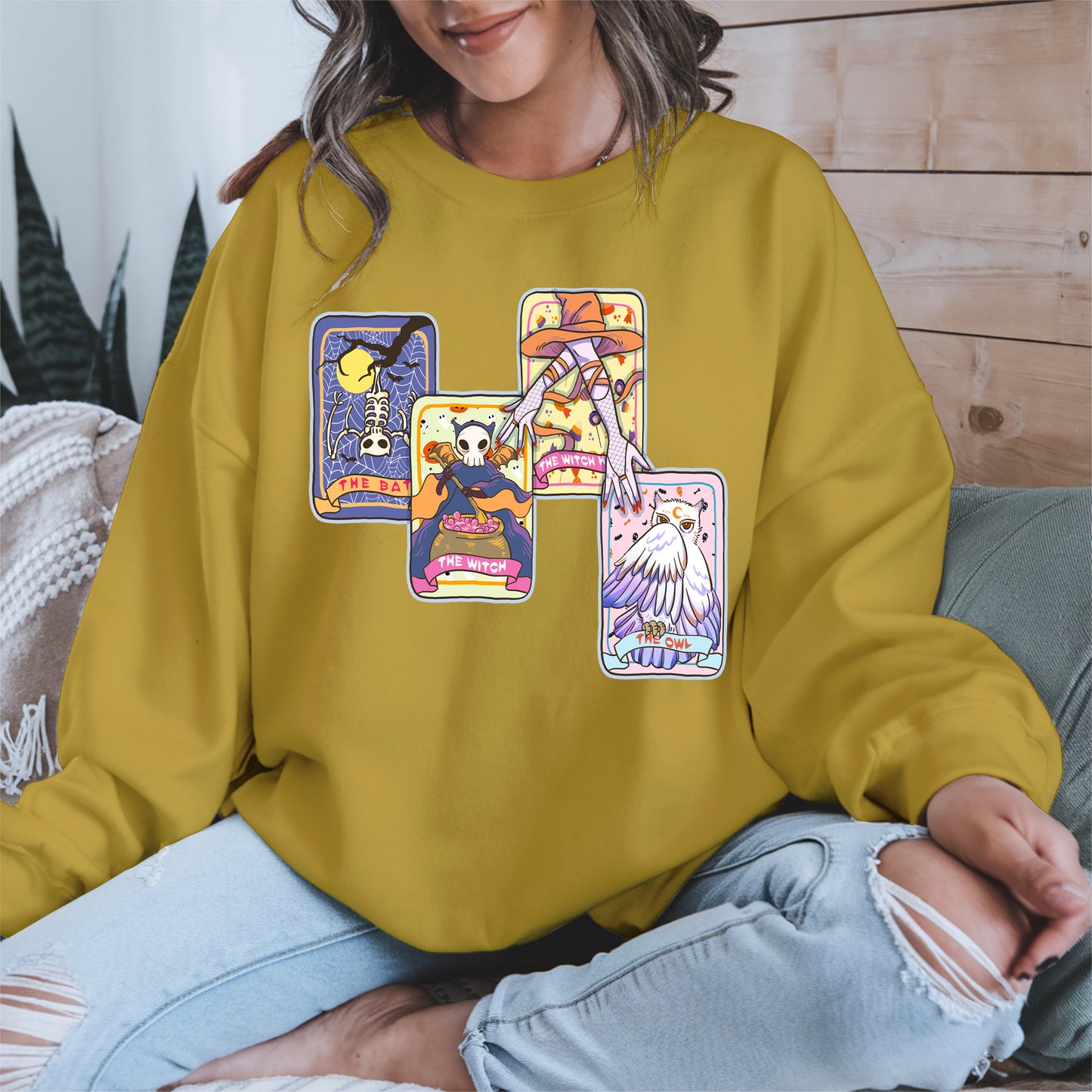 Halloween Tarot Card Trio Tee