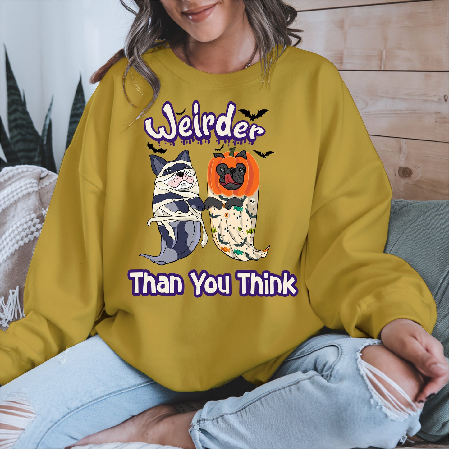 Weirder Than You Think Dog Ghost Tee