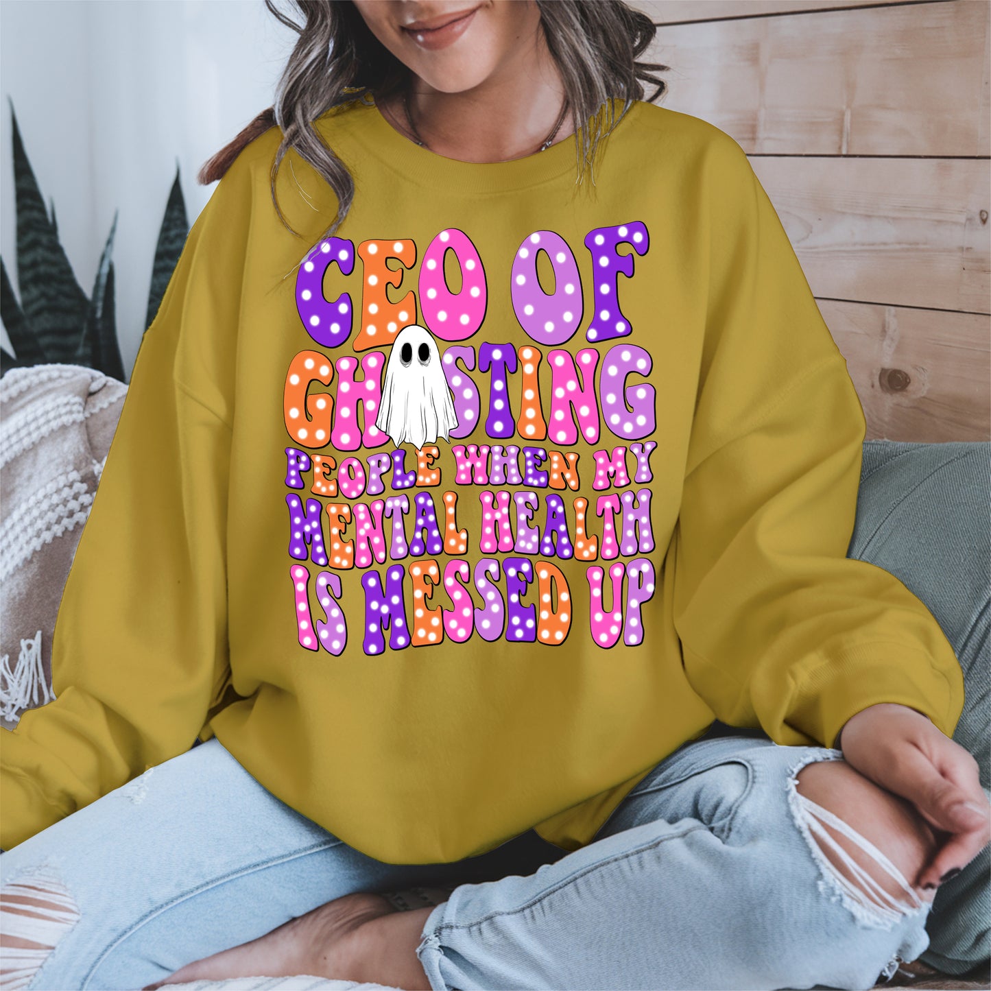 CEO of Ghosting Mental Health Shirt - Funny Ghost Tee