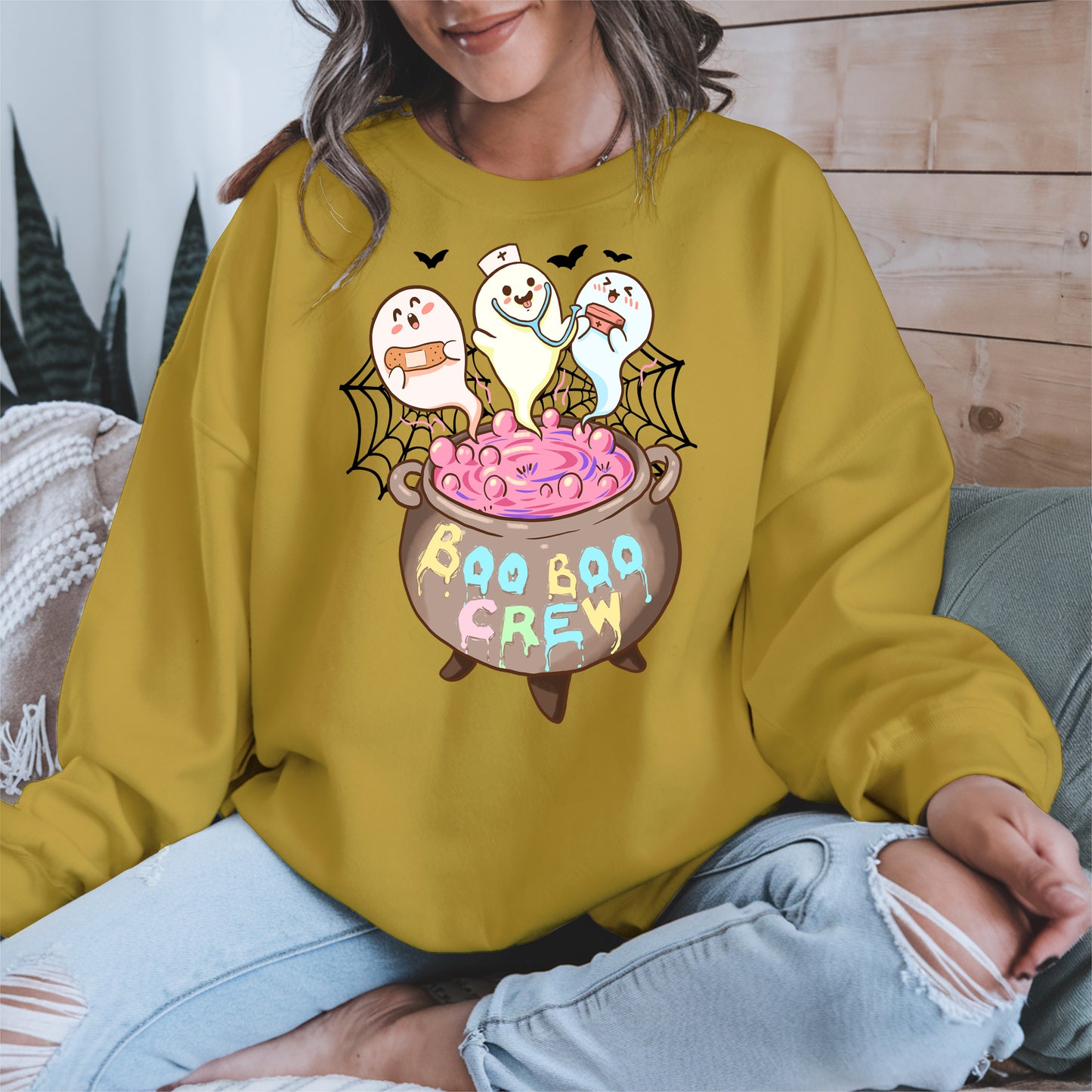 Boo Boo Crew – Cute Halloween Nurse Ghost Shirt