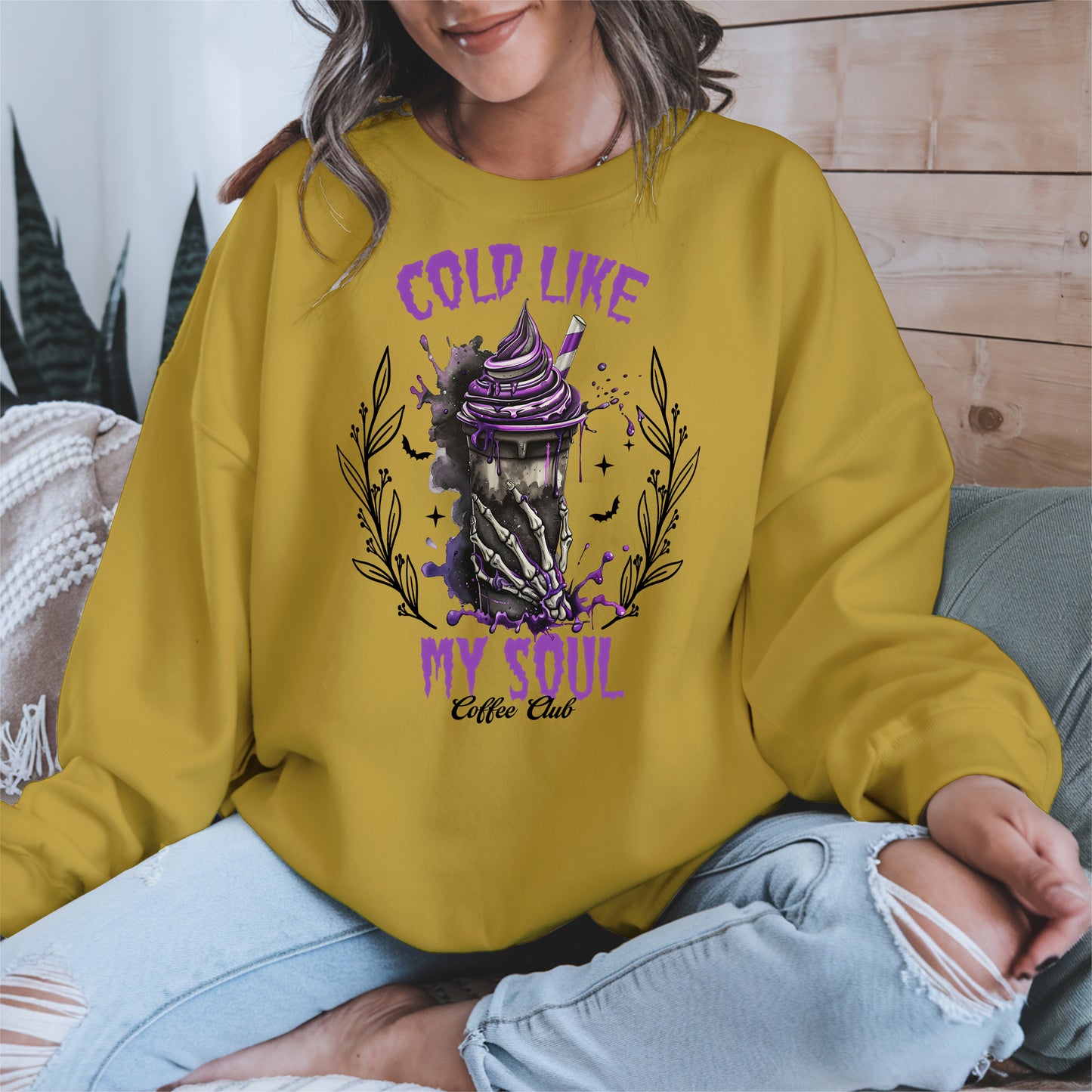 Cold Like My Soul Skeleton Drink Halloween Shirt