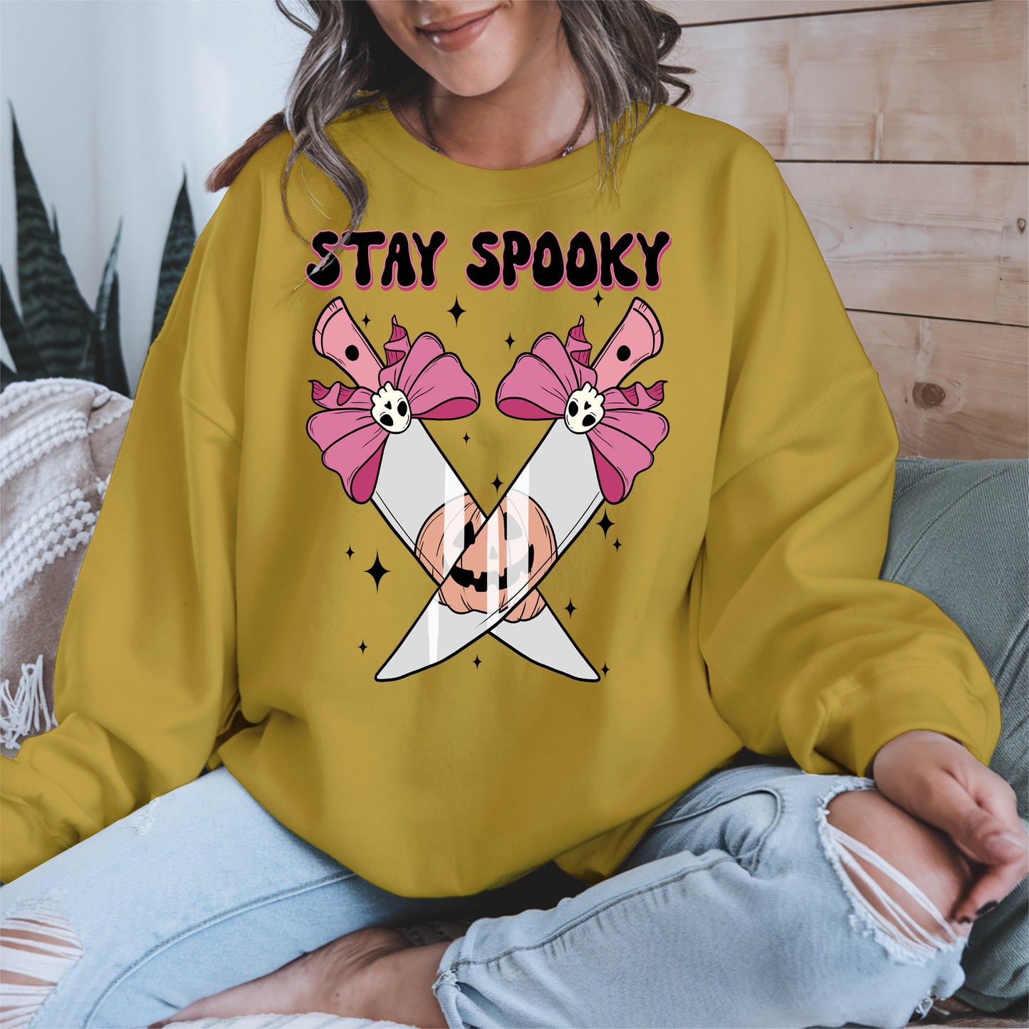 Stay Spooky Knife Halloween Shirt