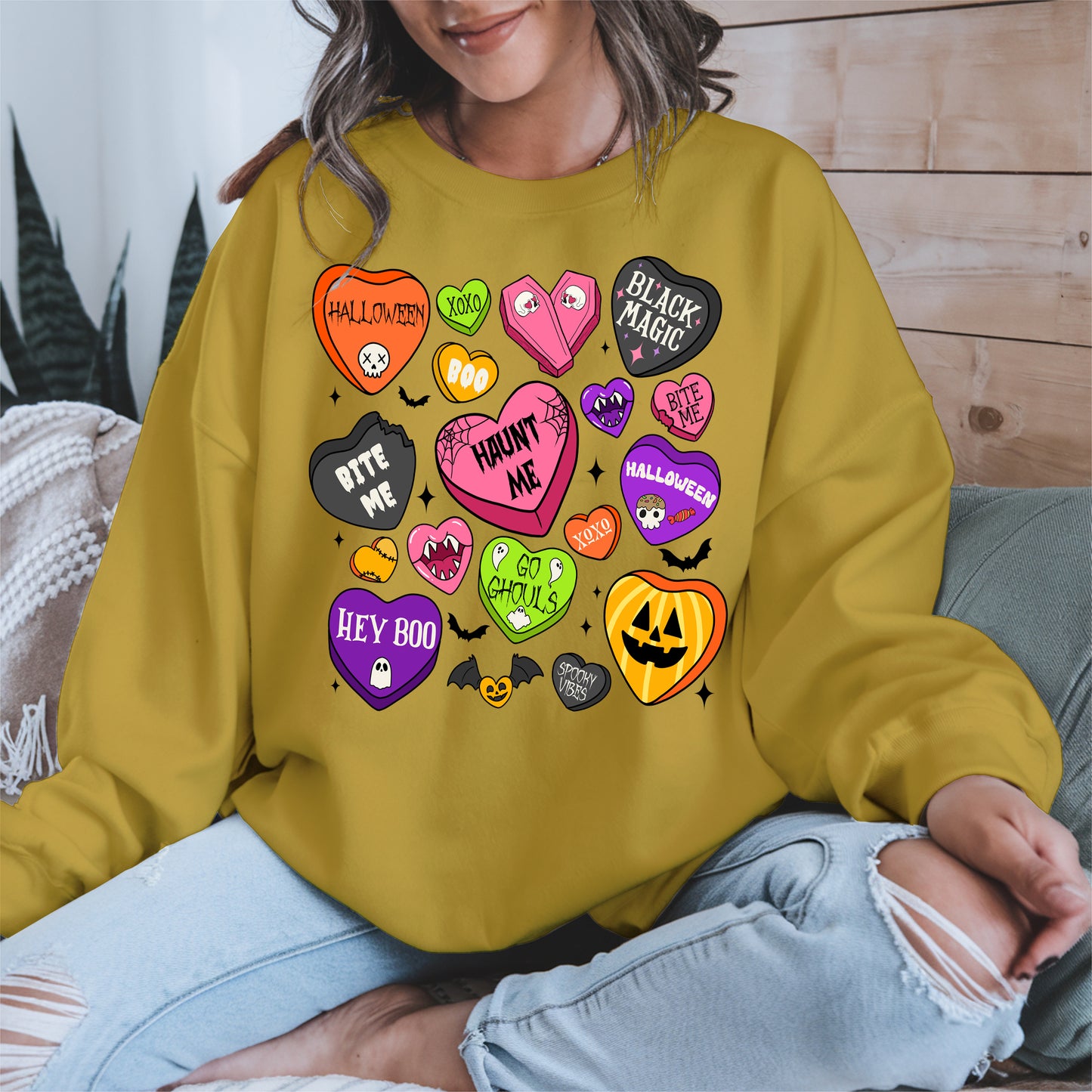 Halloween Candy Hearts Shirt