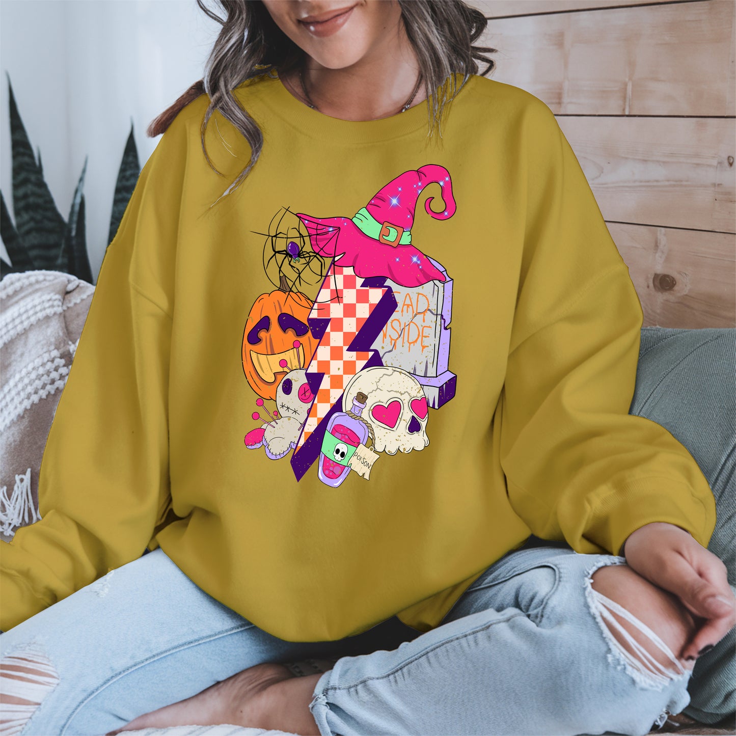 Witchy Lightning Halloween Shirt