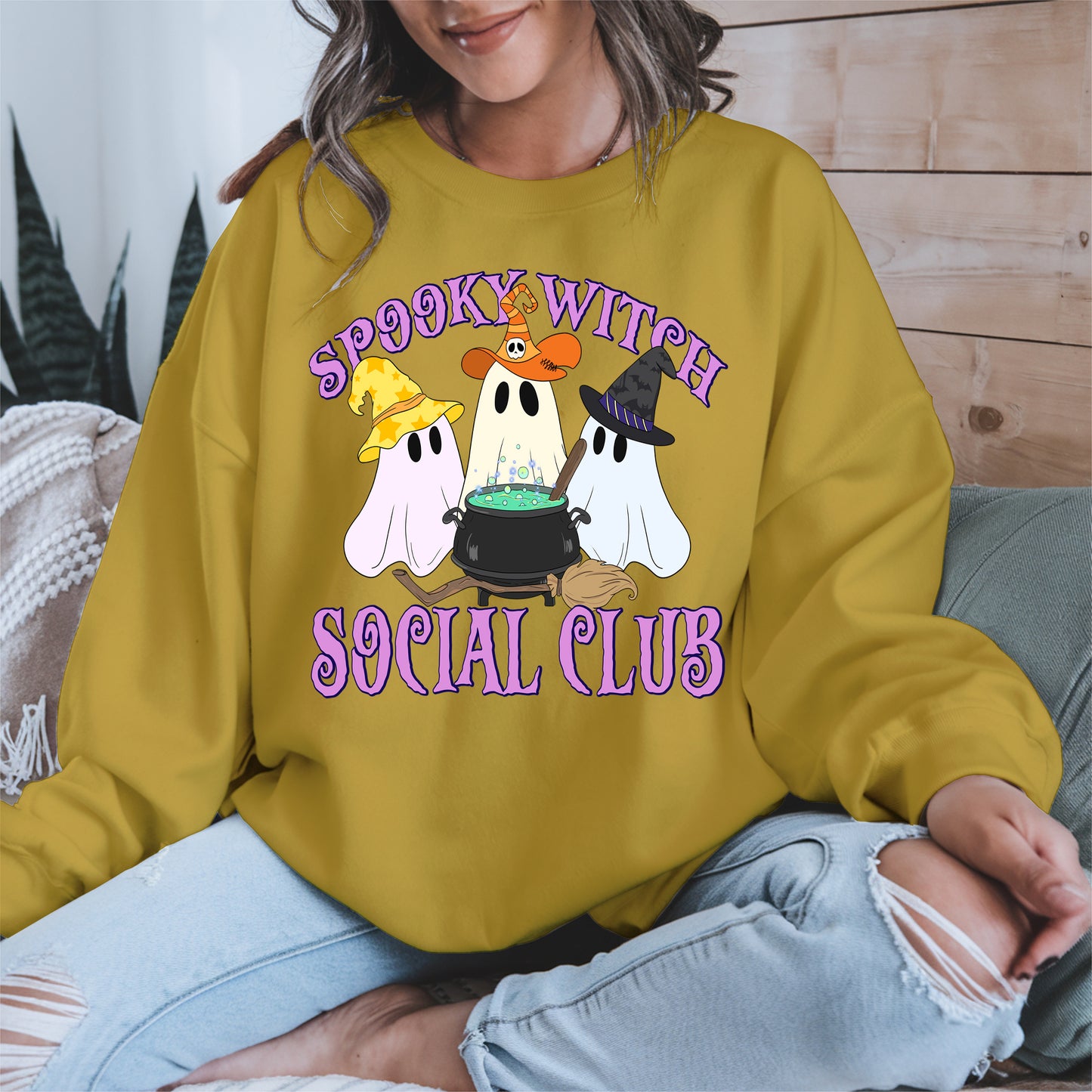 Spooky Witch Social Club Halloween Shirt