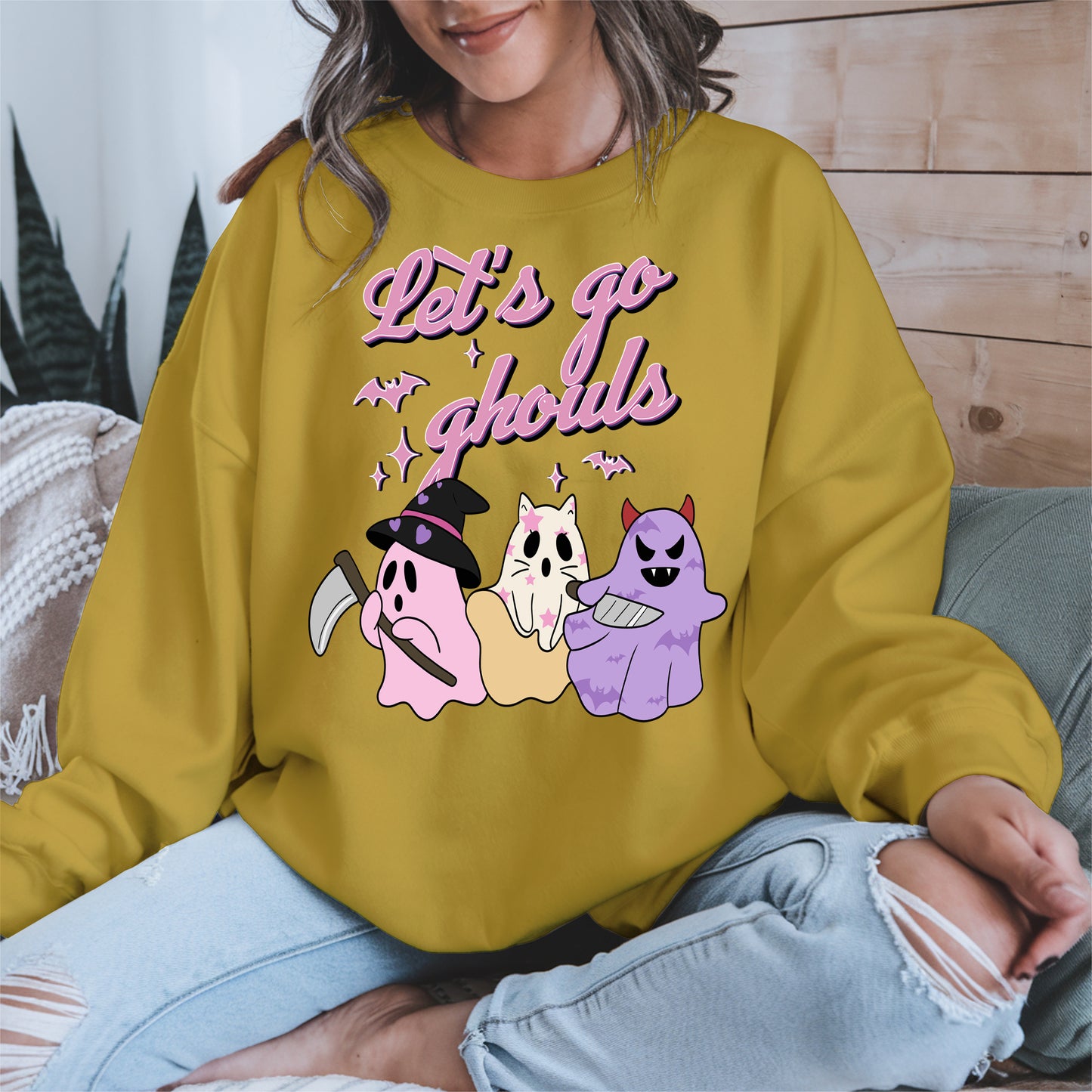 Let’s Go Ghouls Shirt Cute Halloween Ghost