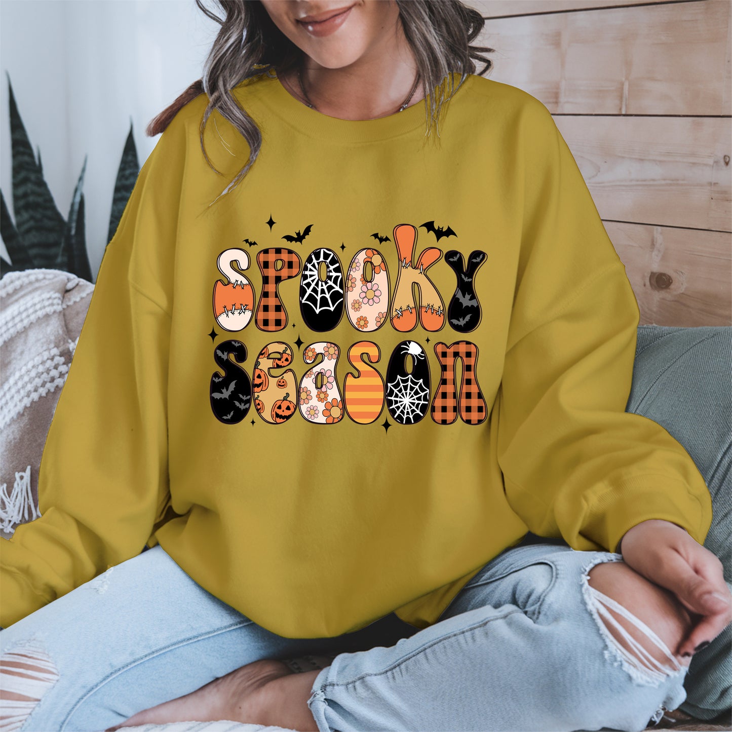 Retro Spooky Season Halloween Shirt
