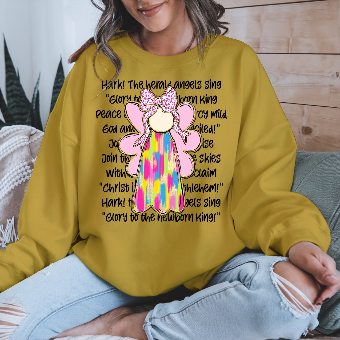 Colorful Angel Christmas Shirt