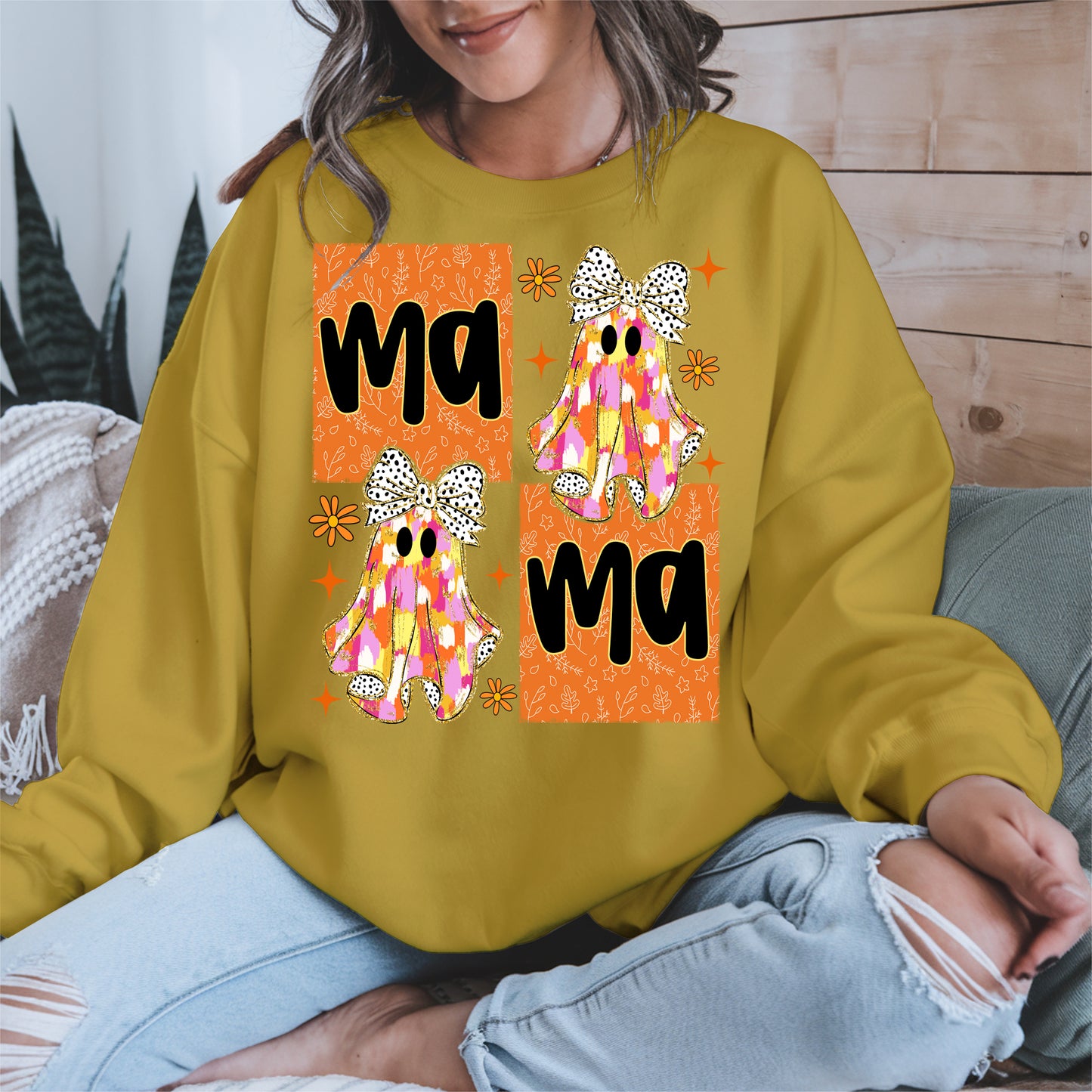 Mama Boo Ghost halloween shirt