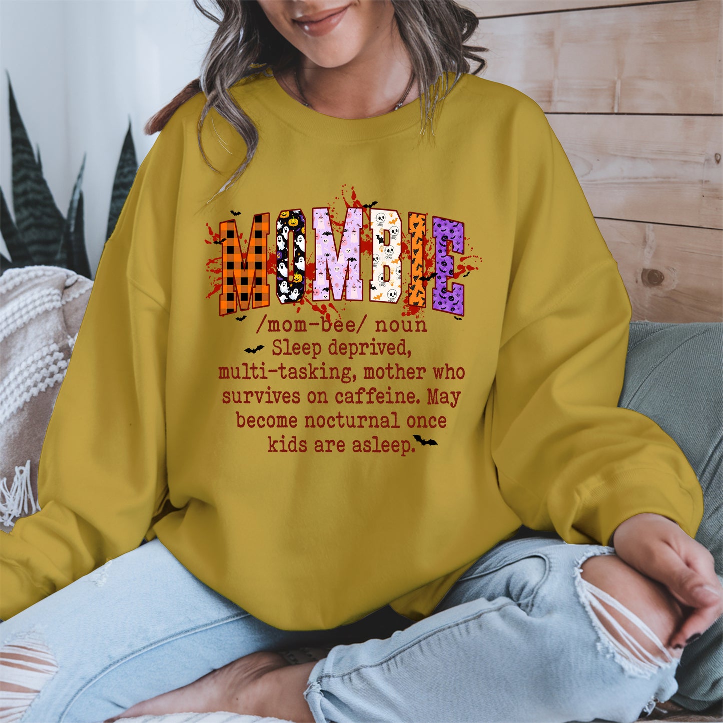 MOMBIE Halloween shirt and hoodie
