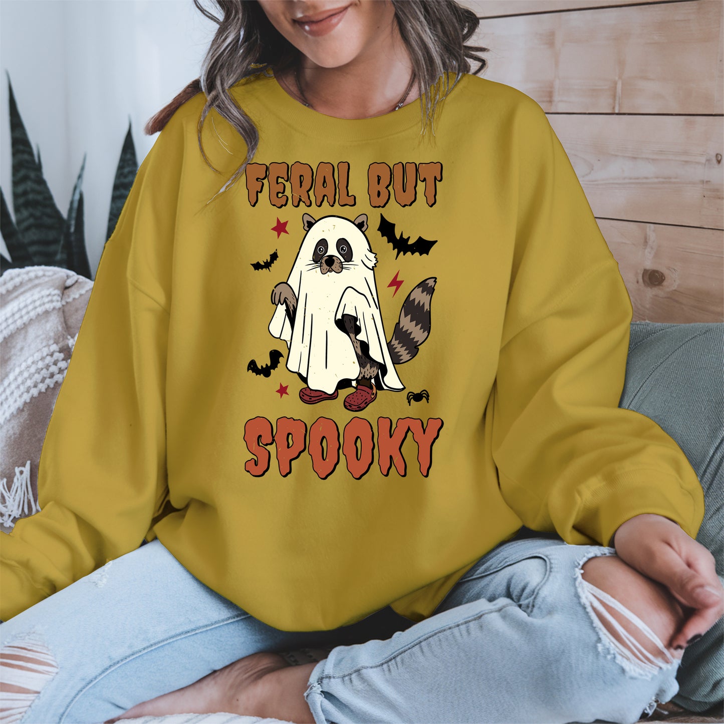 Feral But Spooky halloween shirt