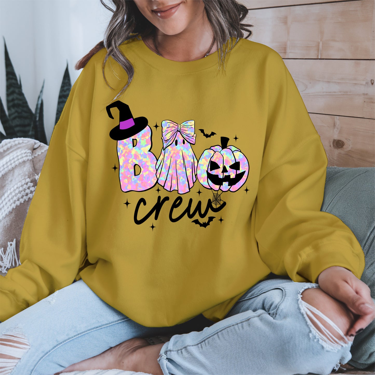 Boo Crew halloween shirt and hoodie