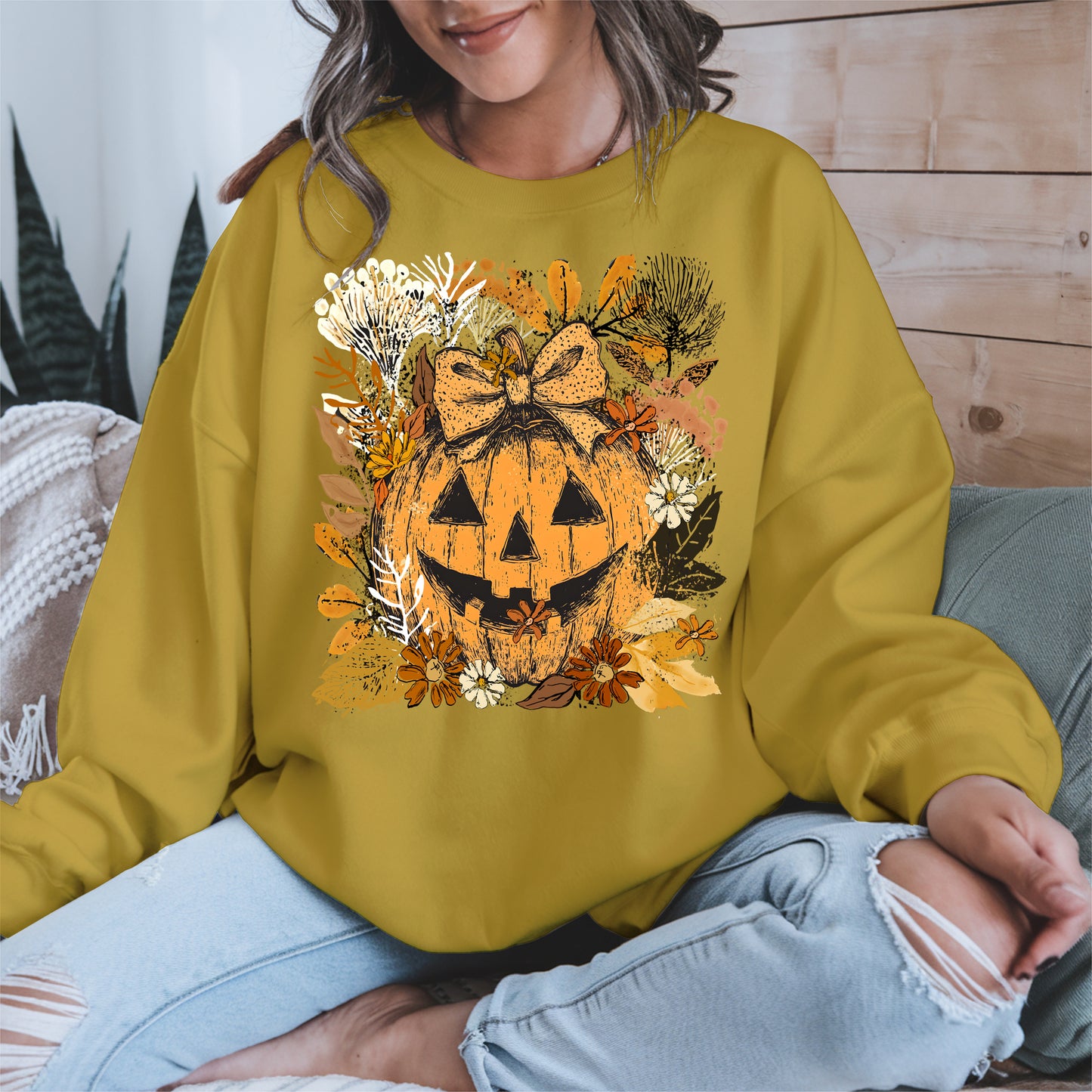 Halloween Pumpkin Coquette Bow shirt