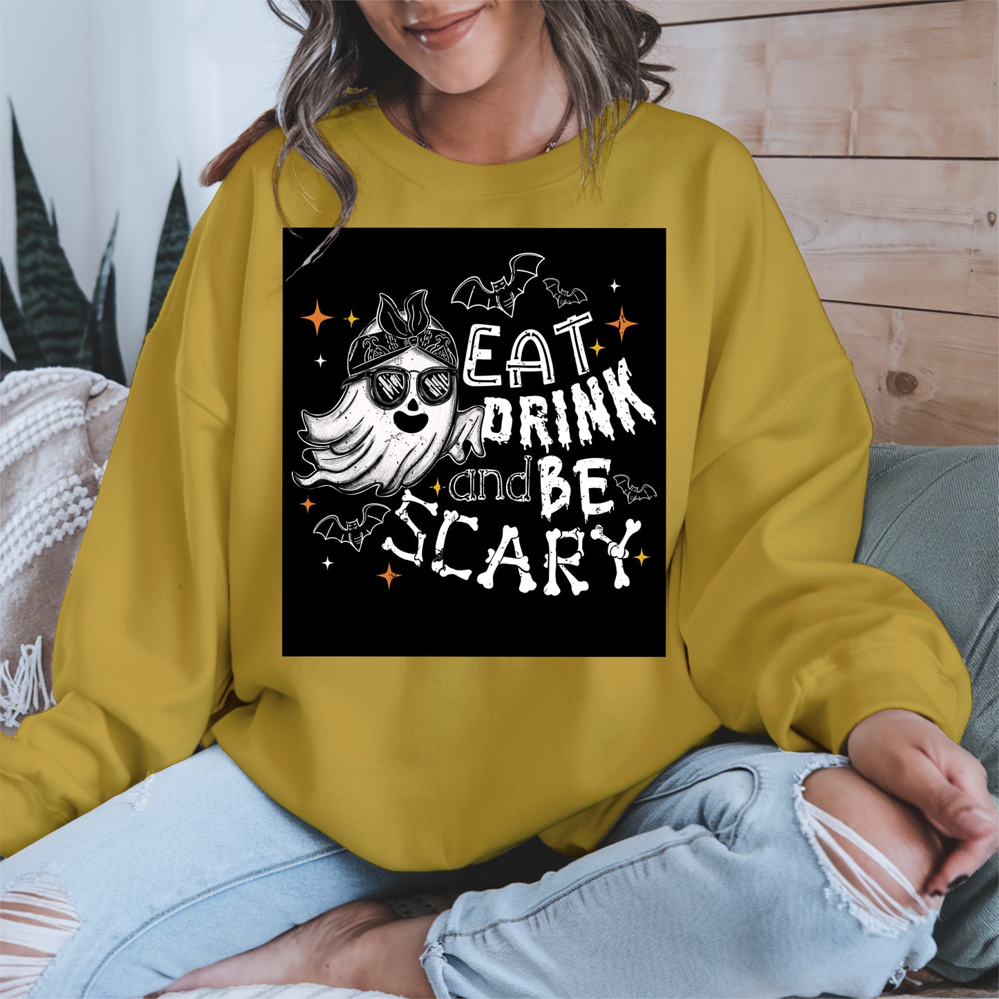 Eat Drink and Be Scary halloween shirt