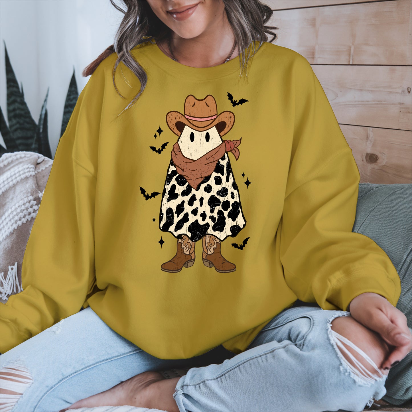 Western Boo Ghost halloween shirt