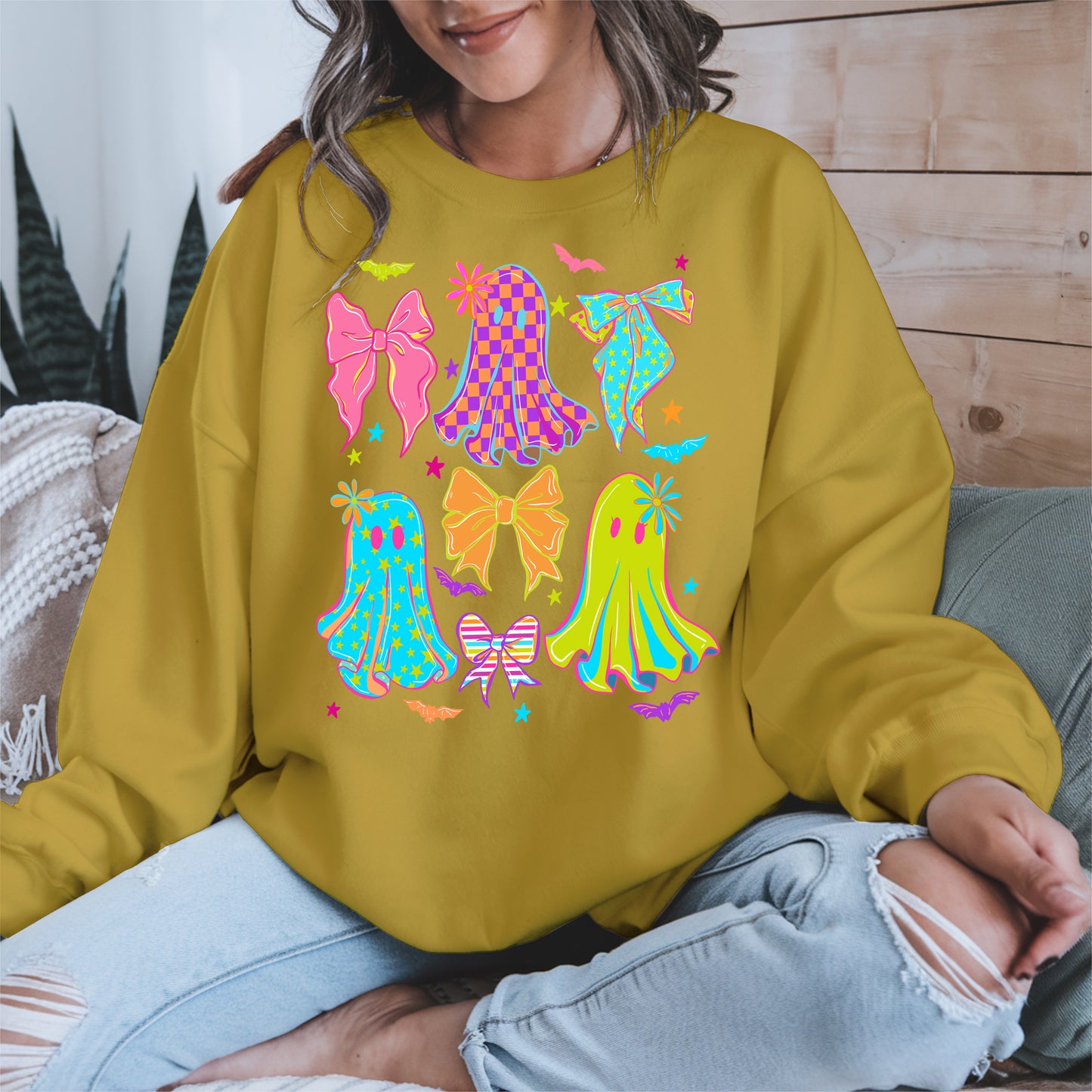 Neon Ghost Coquette halloween shirt