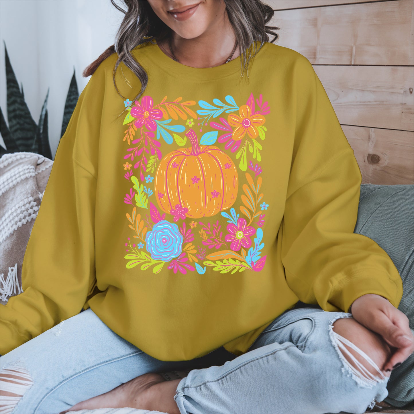 Neon Pumpkin halloween shirt
