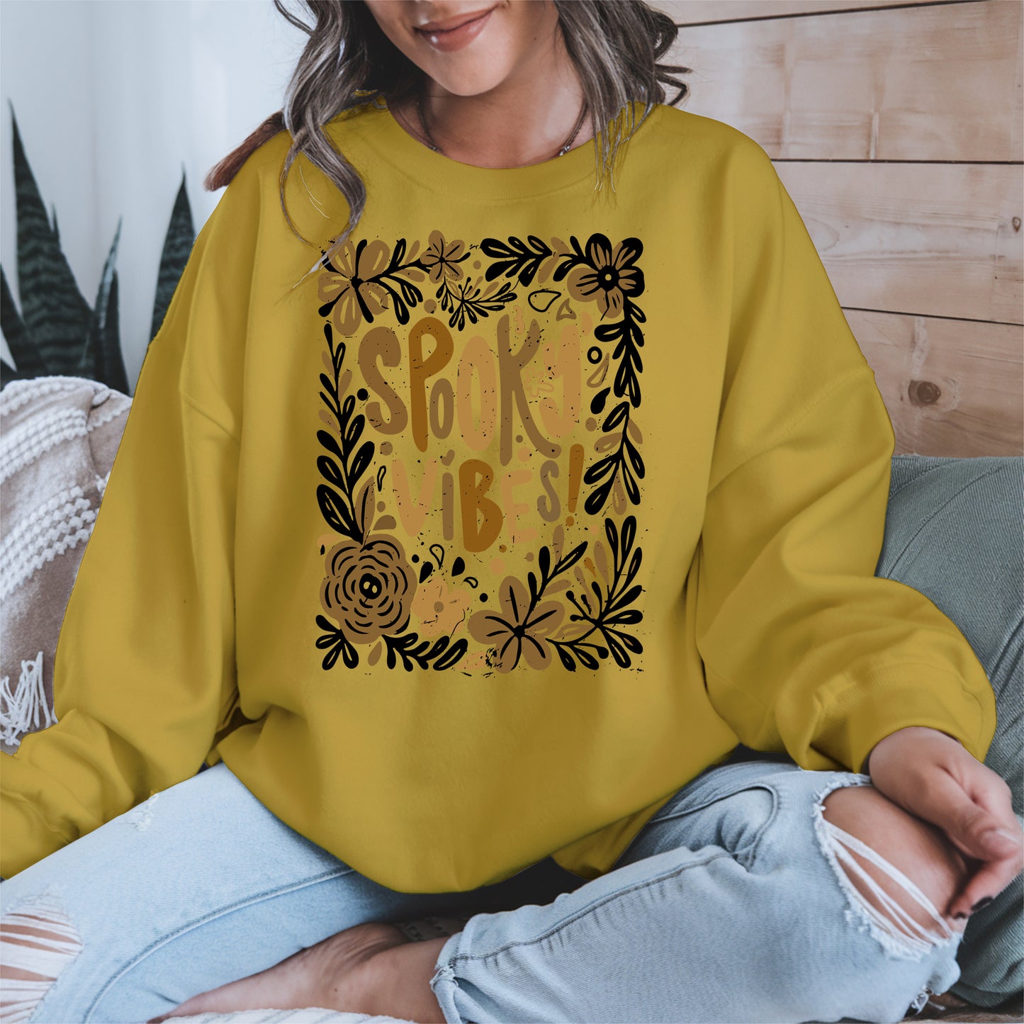 Spooky Vibes halloween shirt and sweatshirt