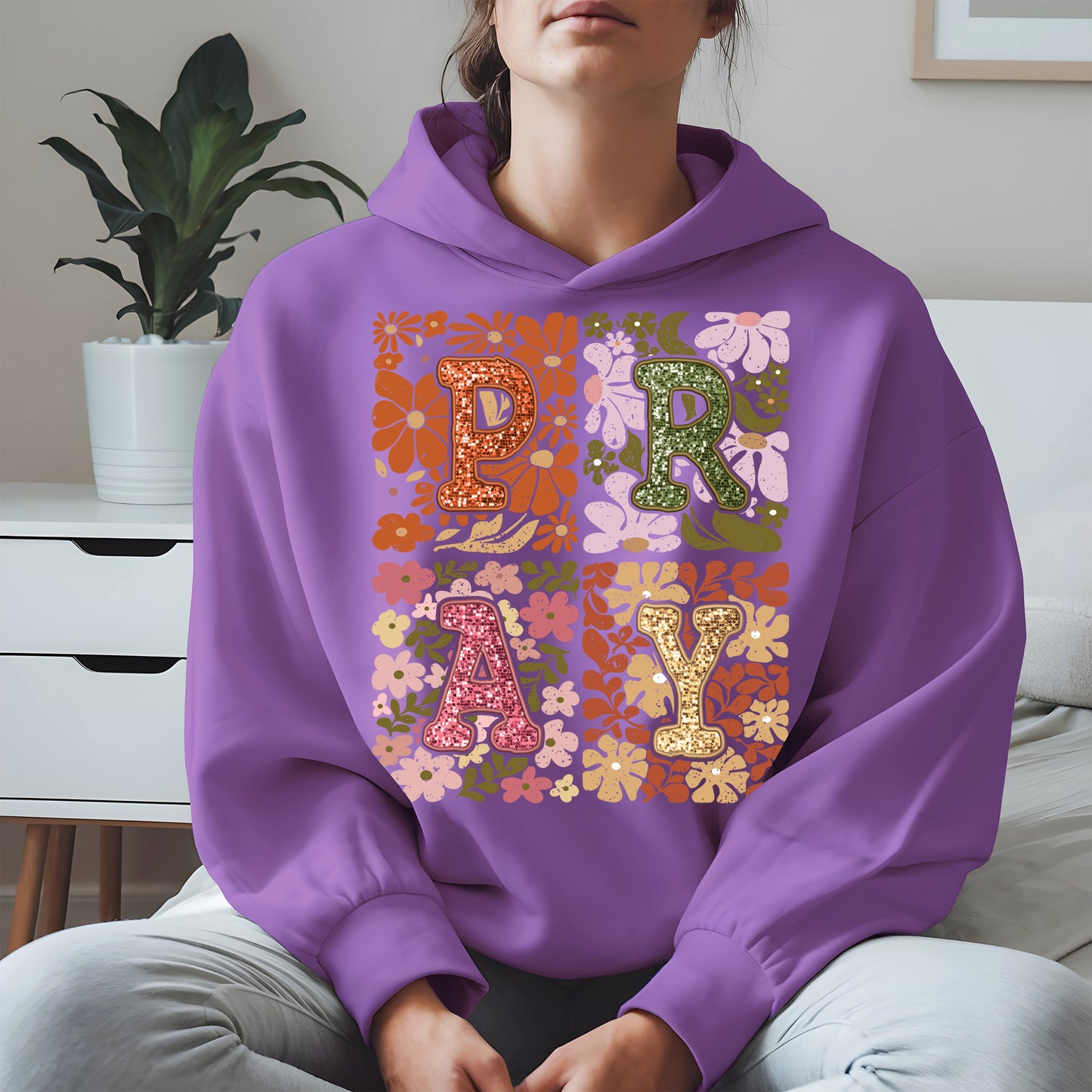 Retro Floral Faith Fall Christian Shirt