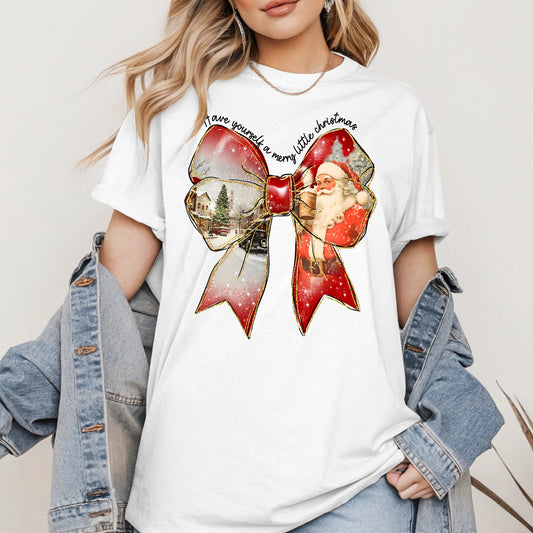 Small Town Christmas Santa Holiday Shirt