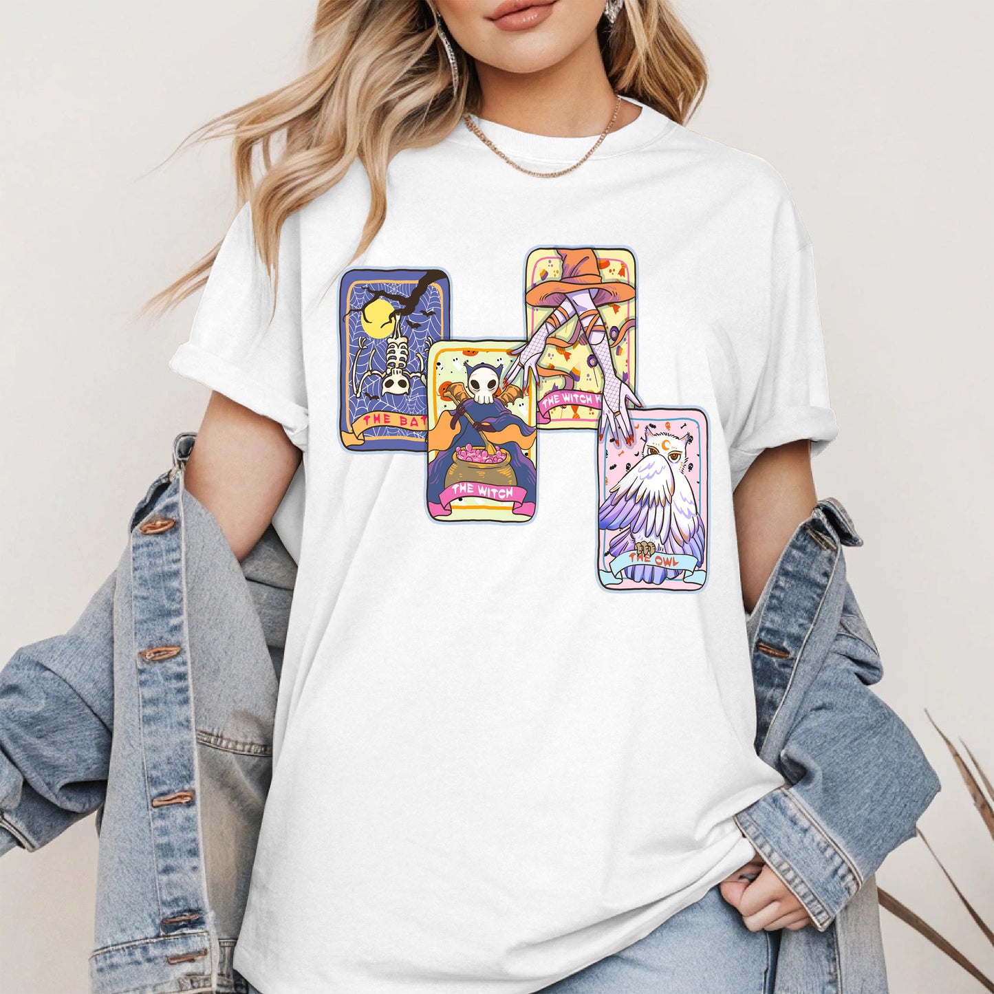 Halloween Tarot Card Trio Tee