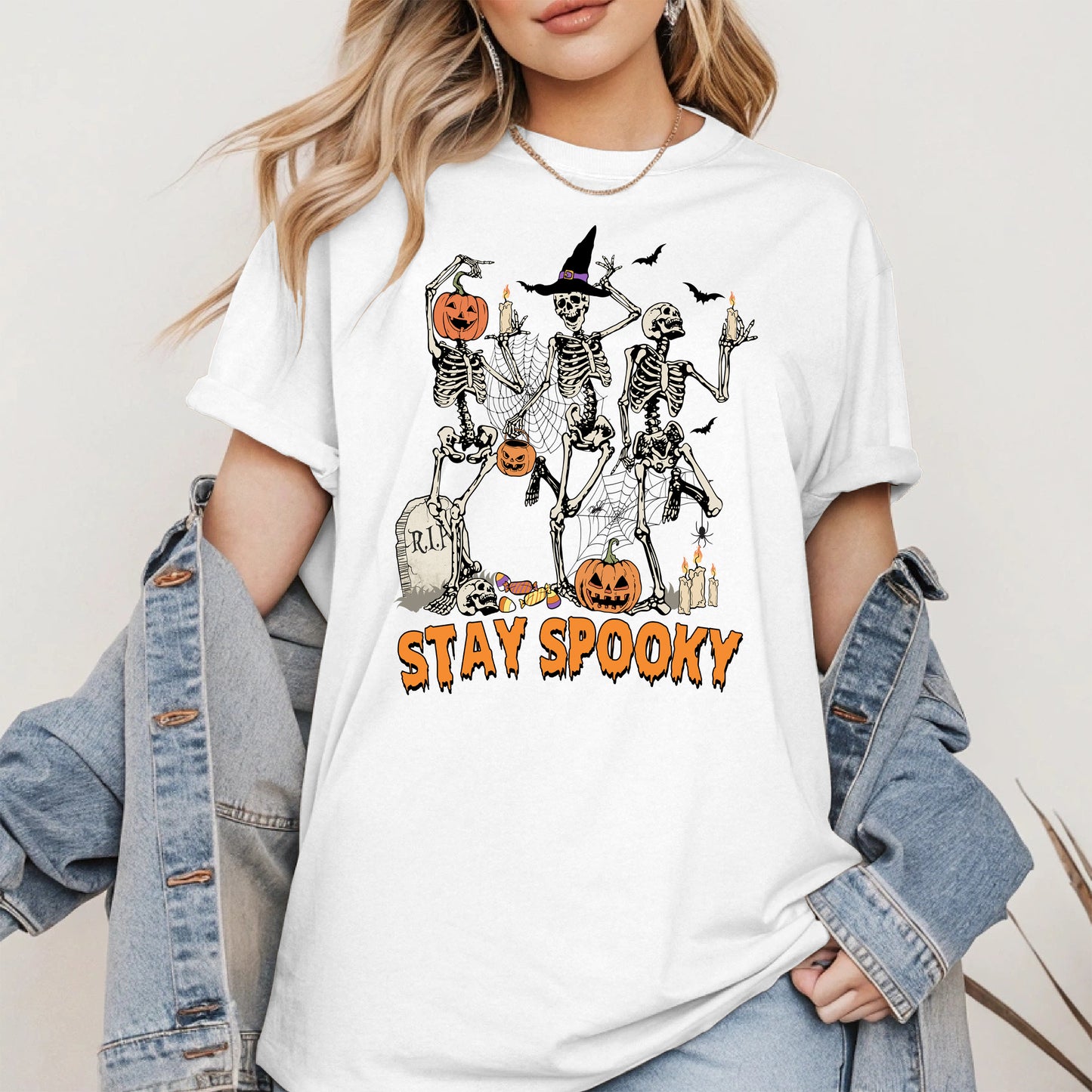 Dancing Skeleton Stay Spooky Shirt
