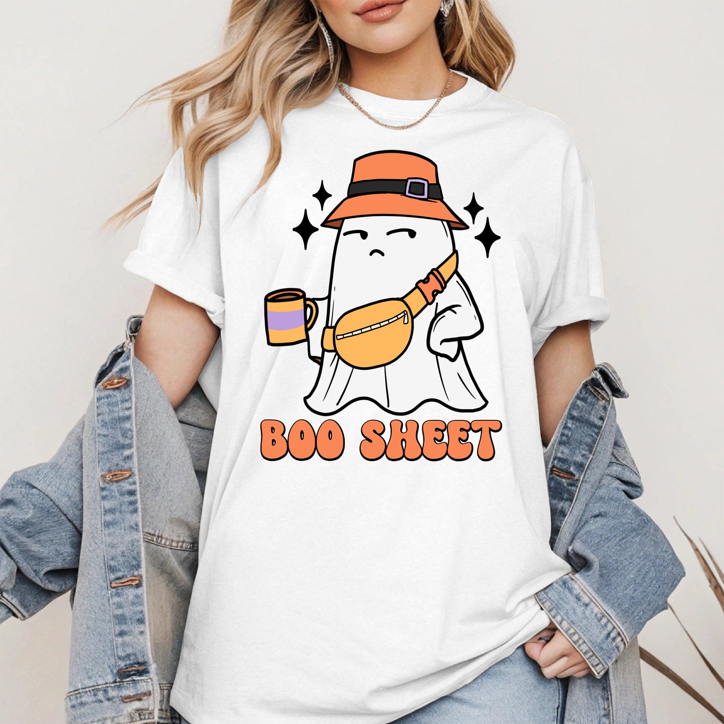 Funny Boo Sheet Halloween Shirt