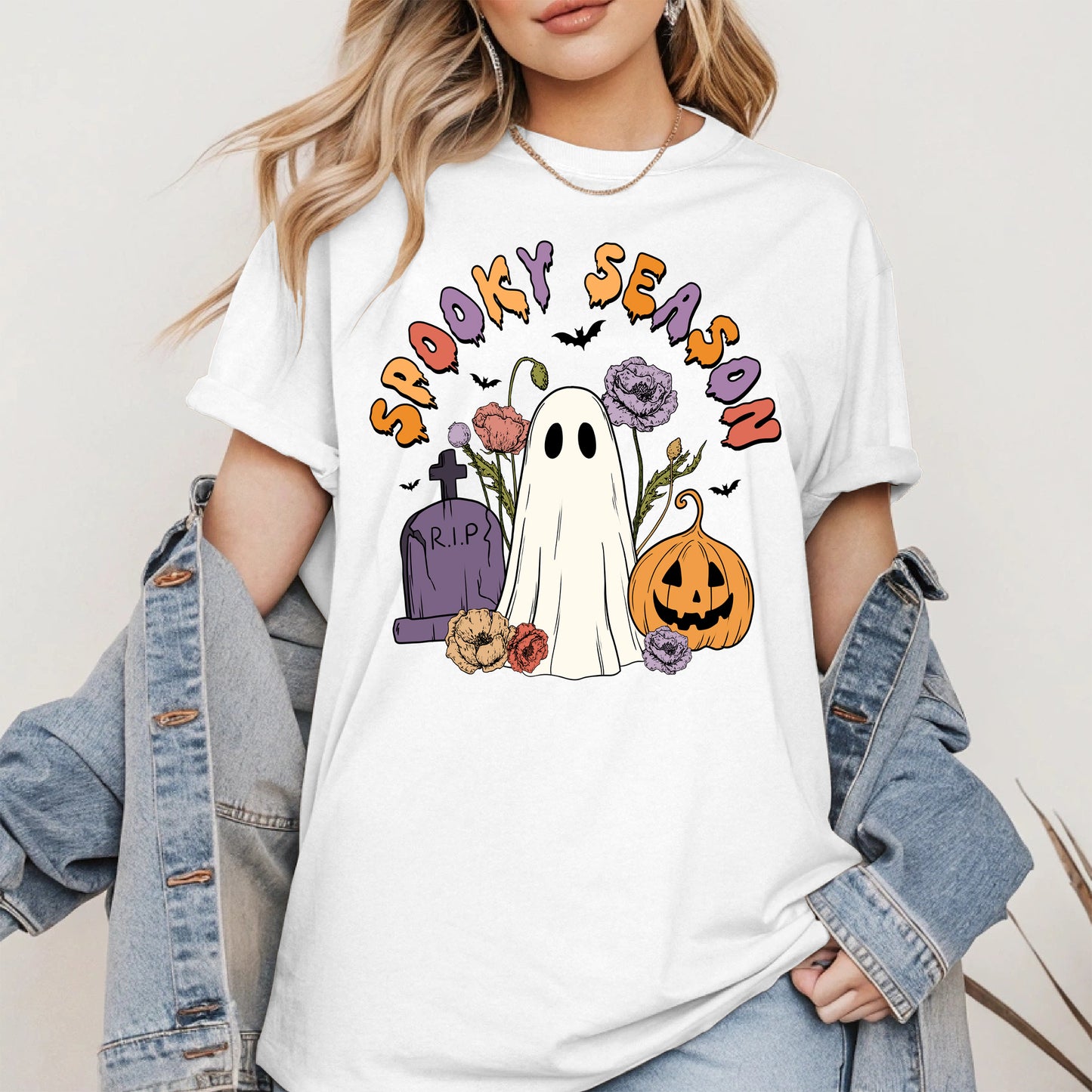 Spooky Season Ghost Halloween Shirt