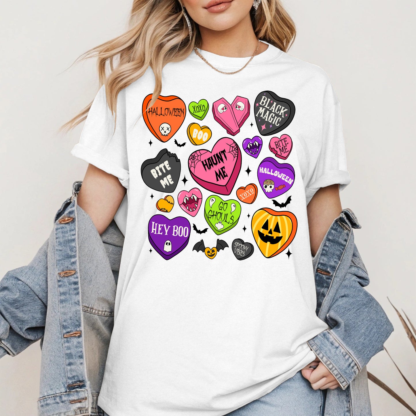 Halloween Candy Hearts Shirt