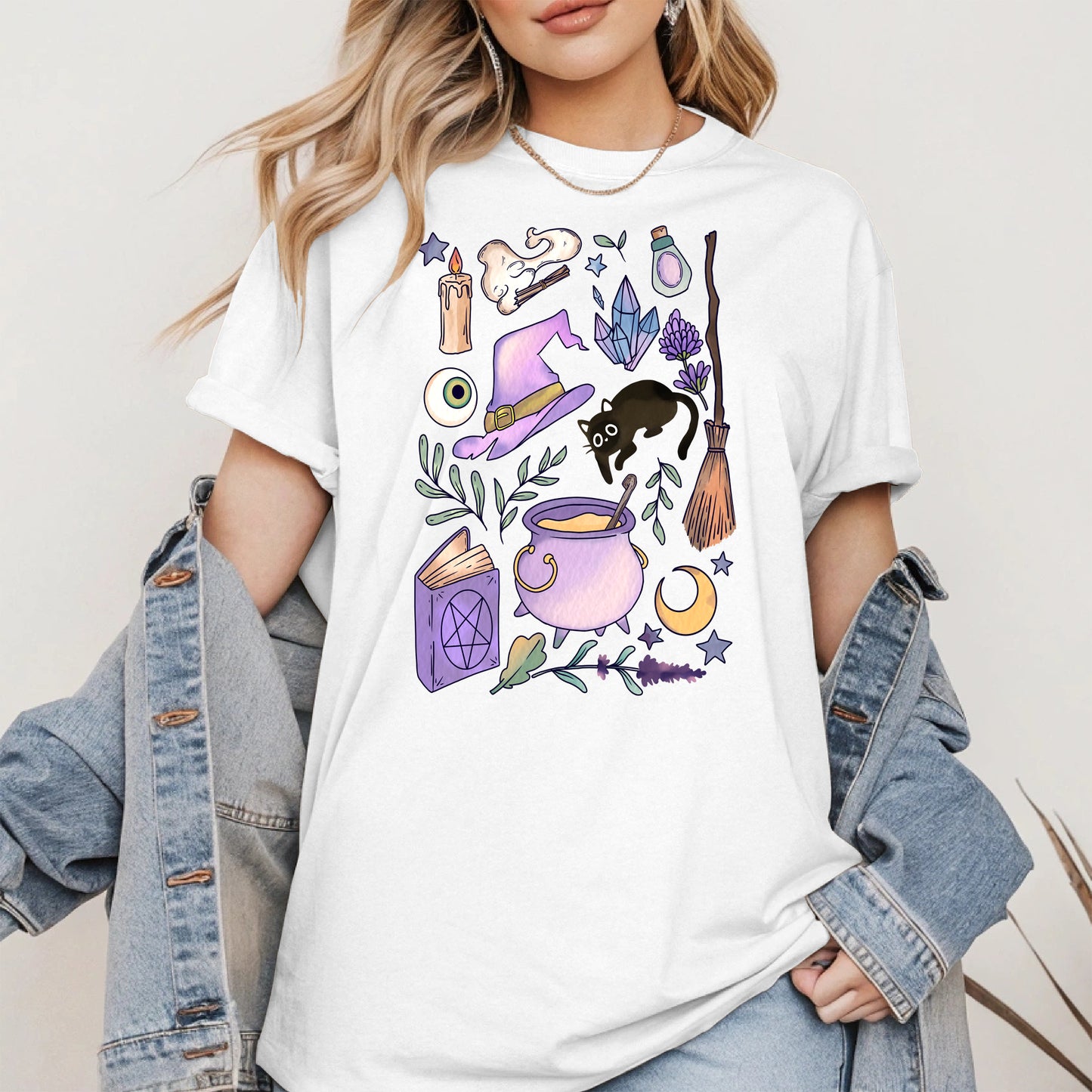 Witchy Aesthetic Halloween Shirt