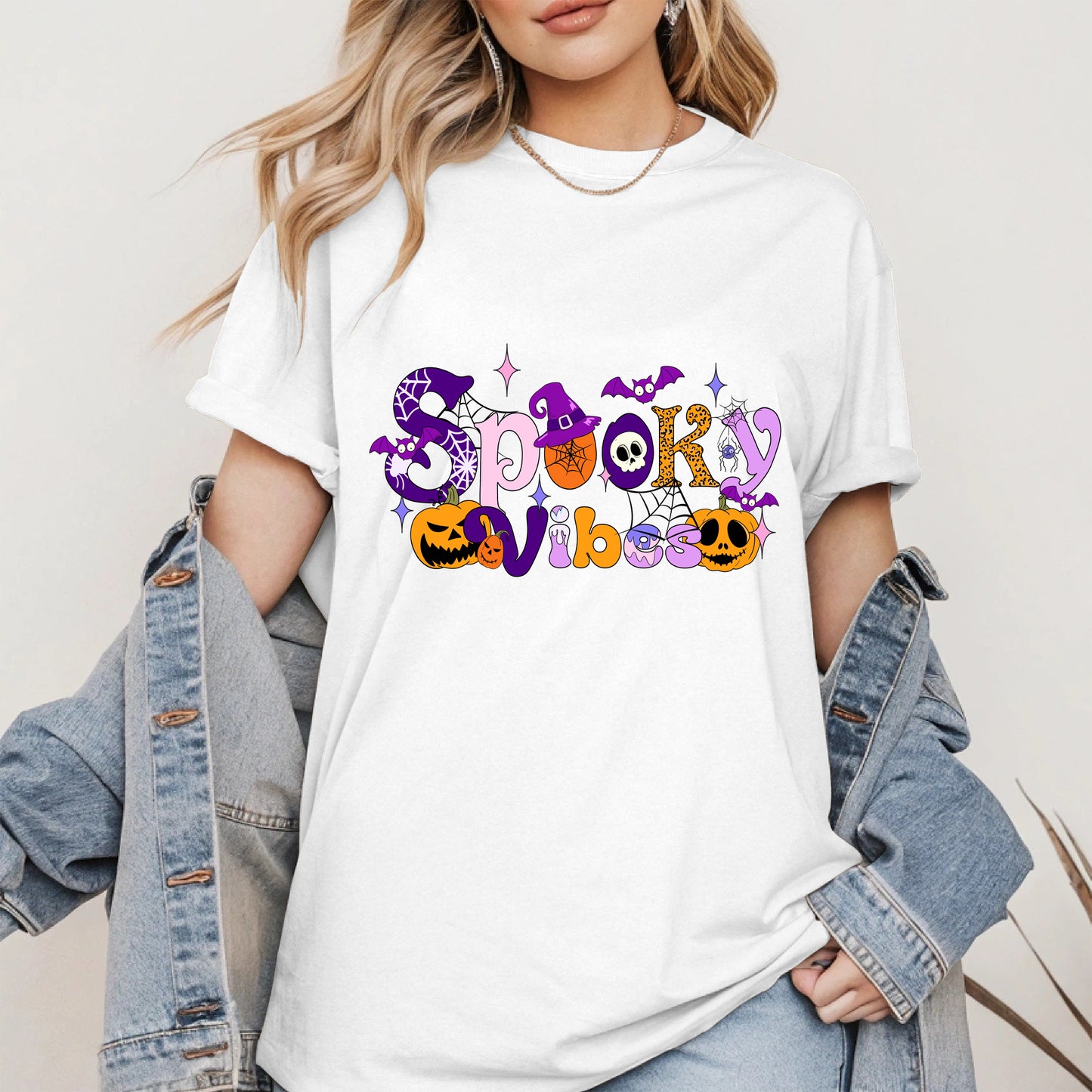 Spooky Vibes Halloween Sweatshirt
