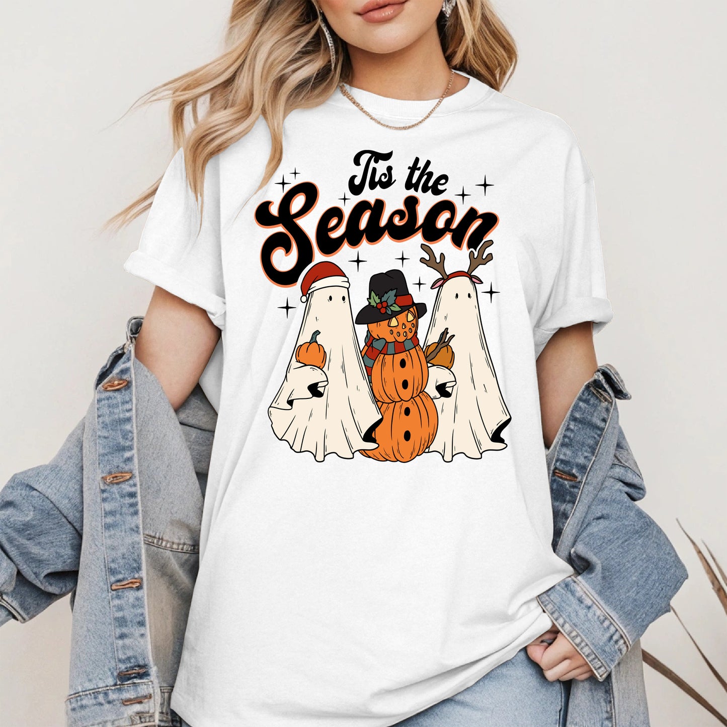 Ghost Pumpkin Season Shirt Halloween