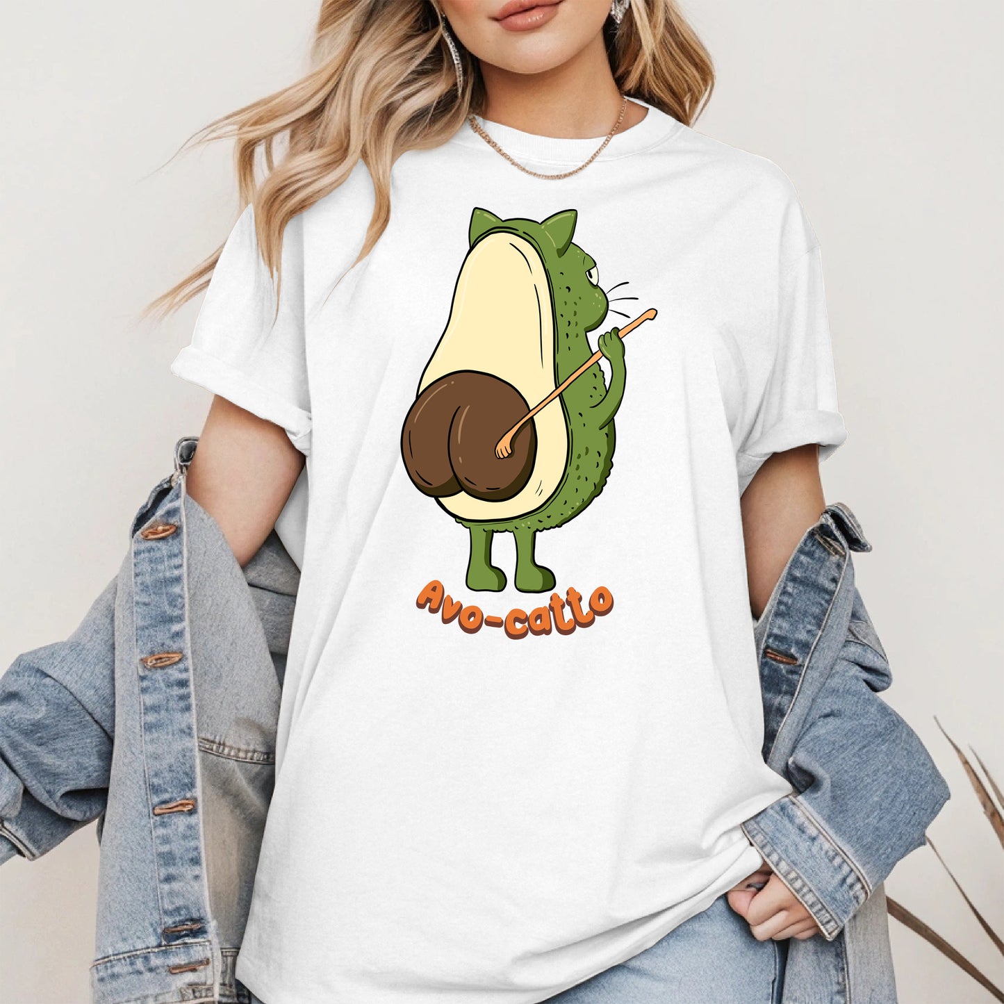Avo-catto Shirt Hoodie Sweatshirt