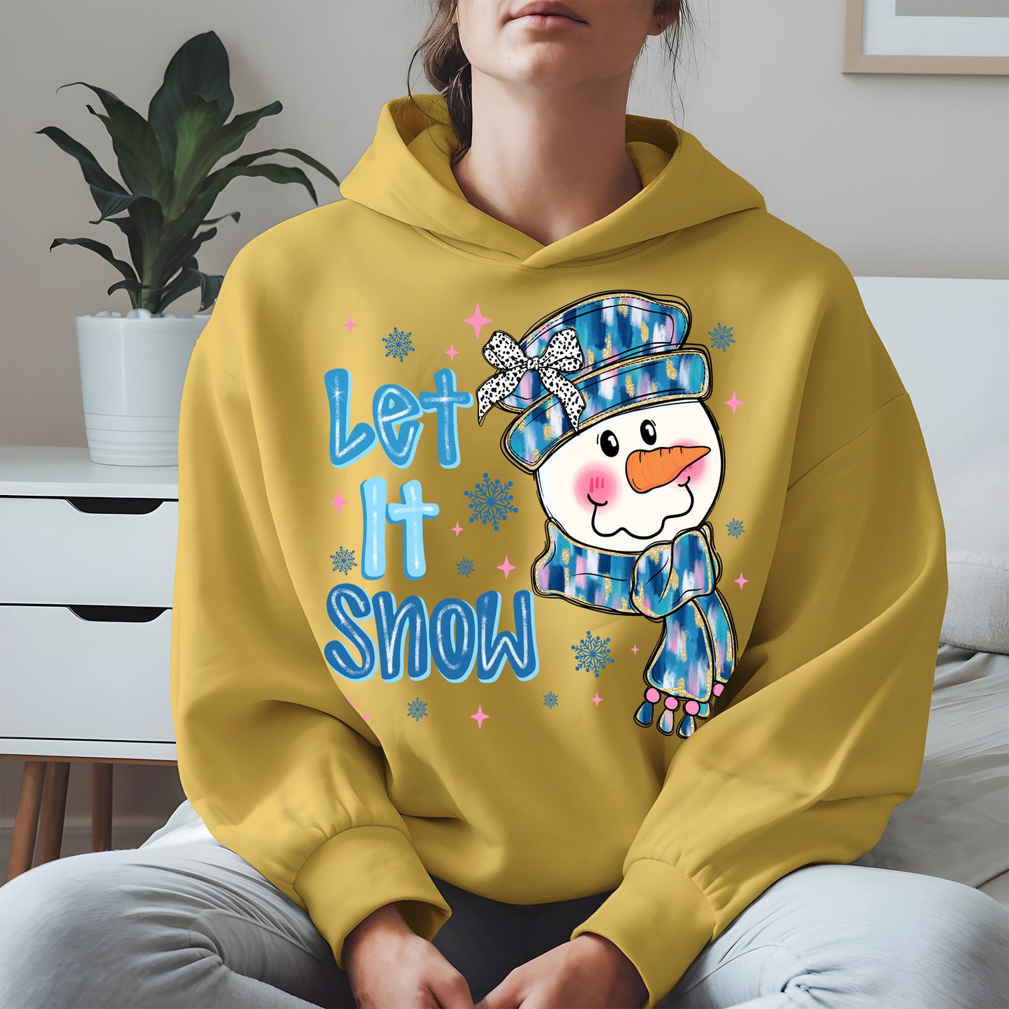 Cute Snowman Face Christmas Shirt