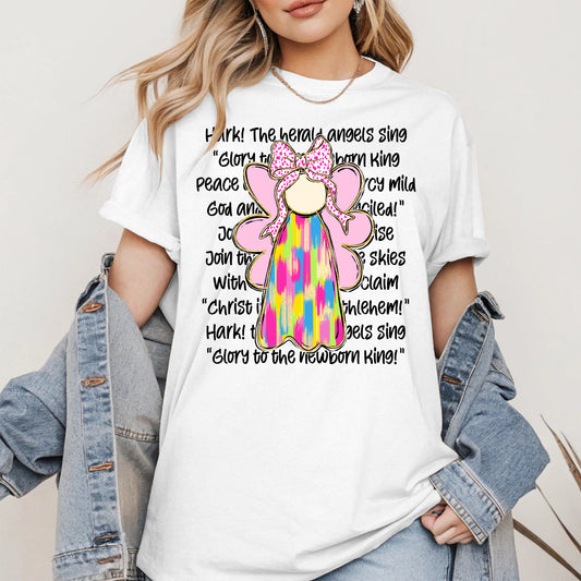 Colorful Angel Christmas Shirt
