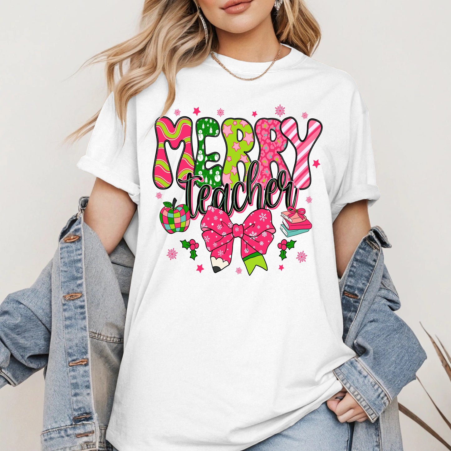 Merry Teacher Christmas Shirt