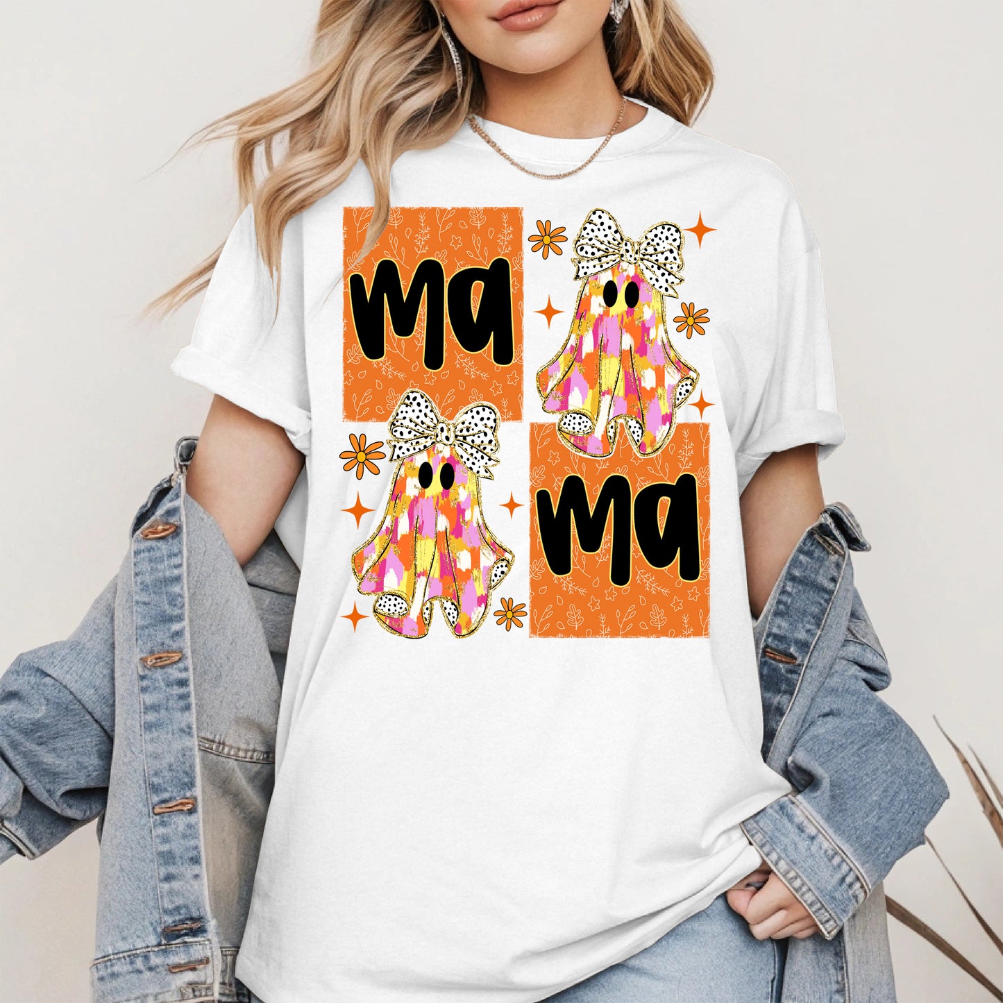 Mama Boo Ghost halloween shirt