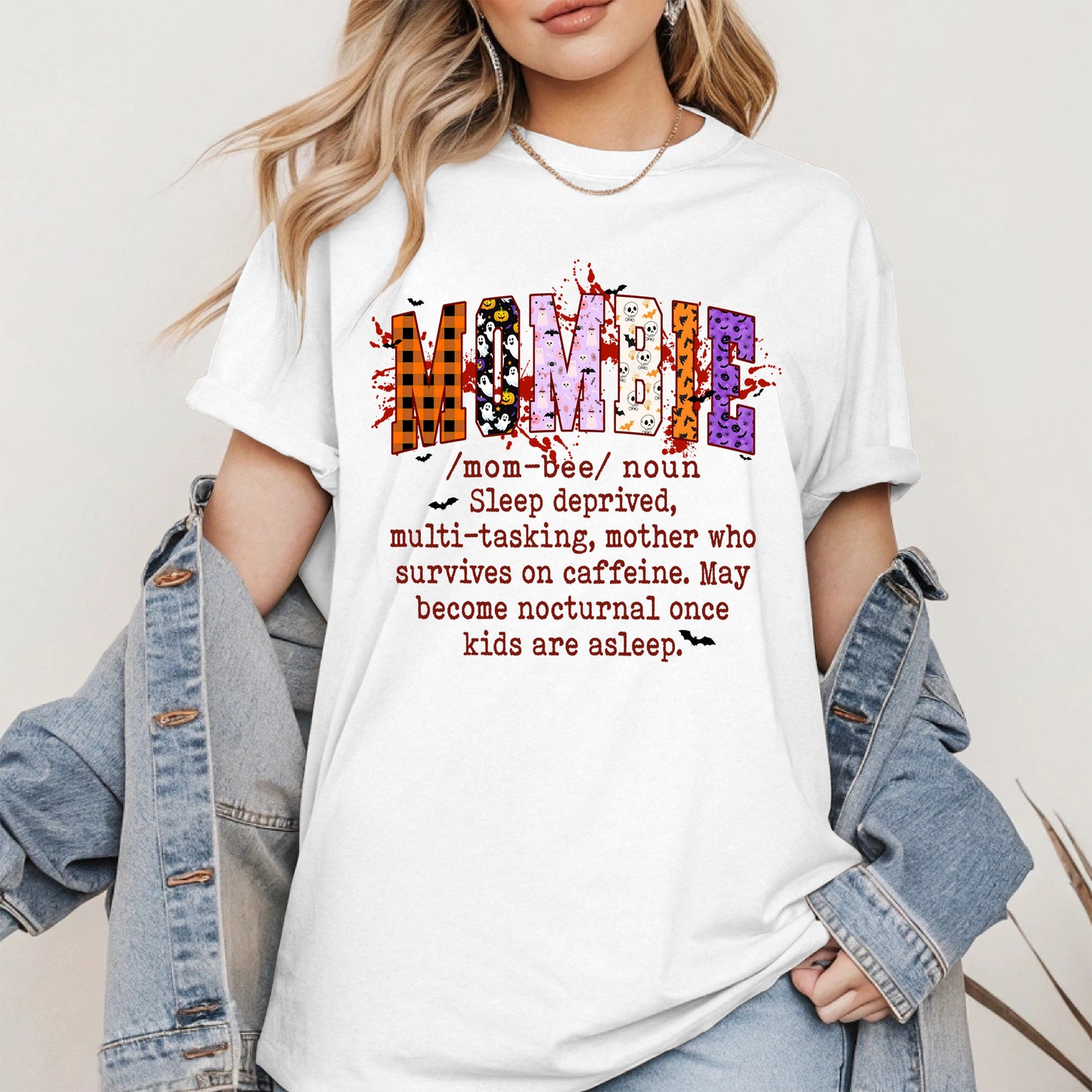 MOMBIE Halloween shirt and hoodie