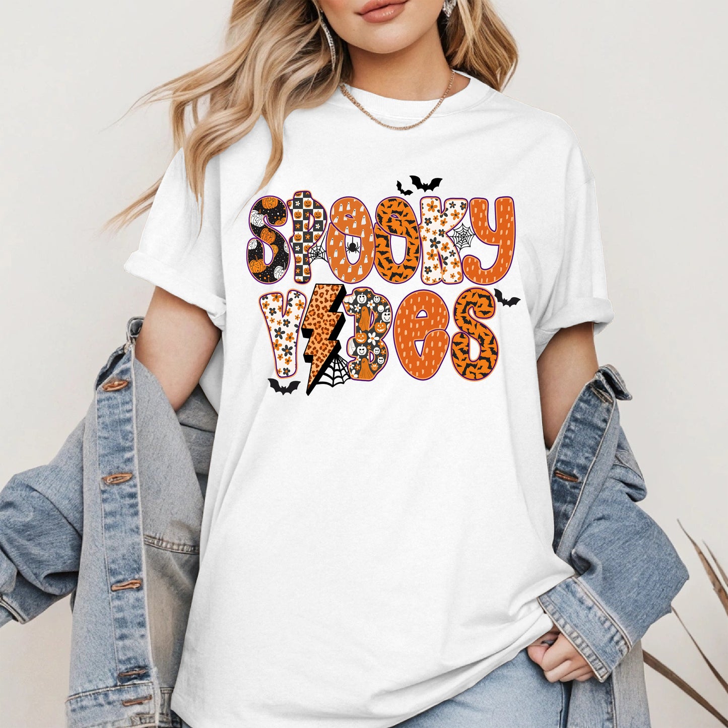 Spooky vibes halloween shirt